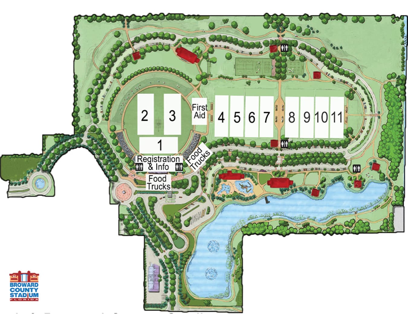 Sunshine Cup field map