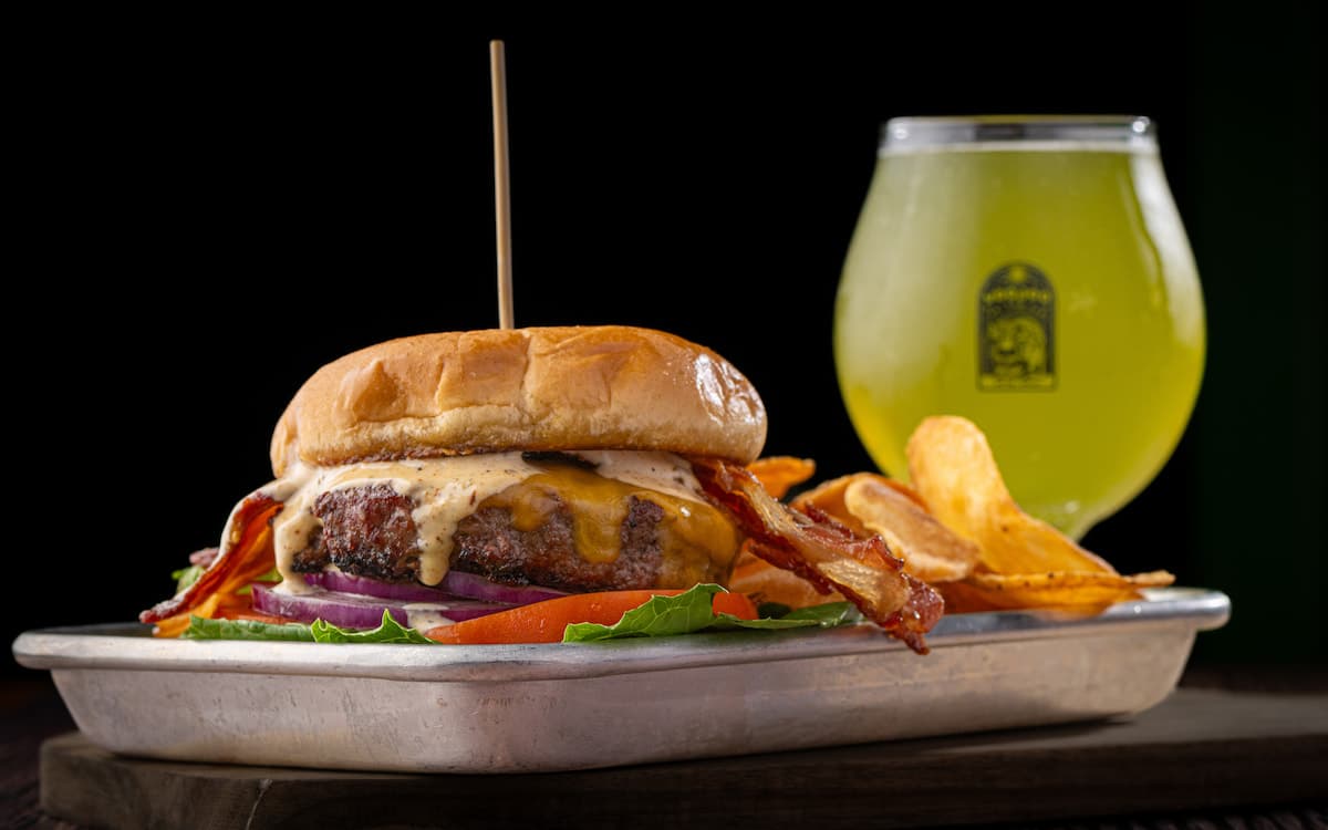 $10 Voodoo Burger + $5 "Empty Calories" Drafts