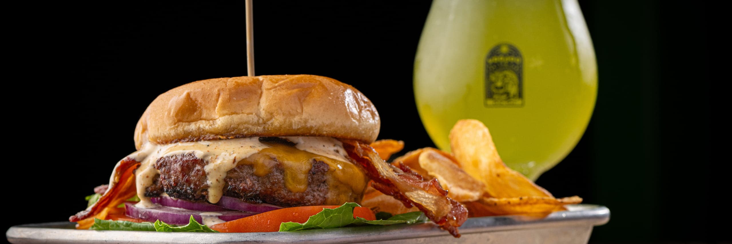 $10 Voodoo Burger + $5 "Empty Calories" Drafts