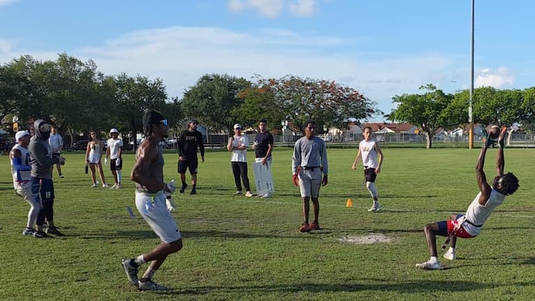 Game highlight 4 - Just Some Homies vs South Kendall Flag Football League
