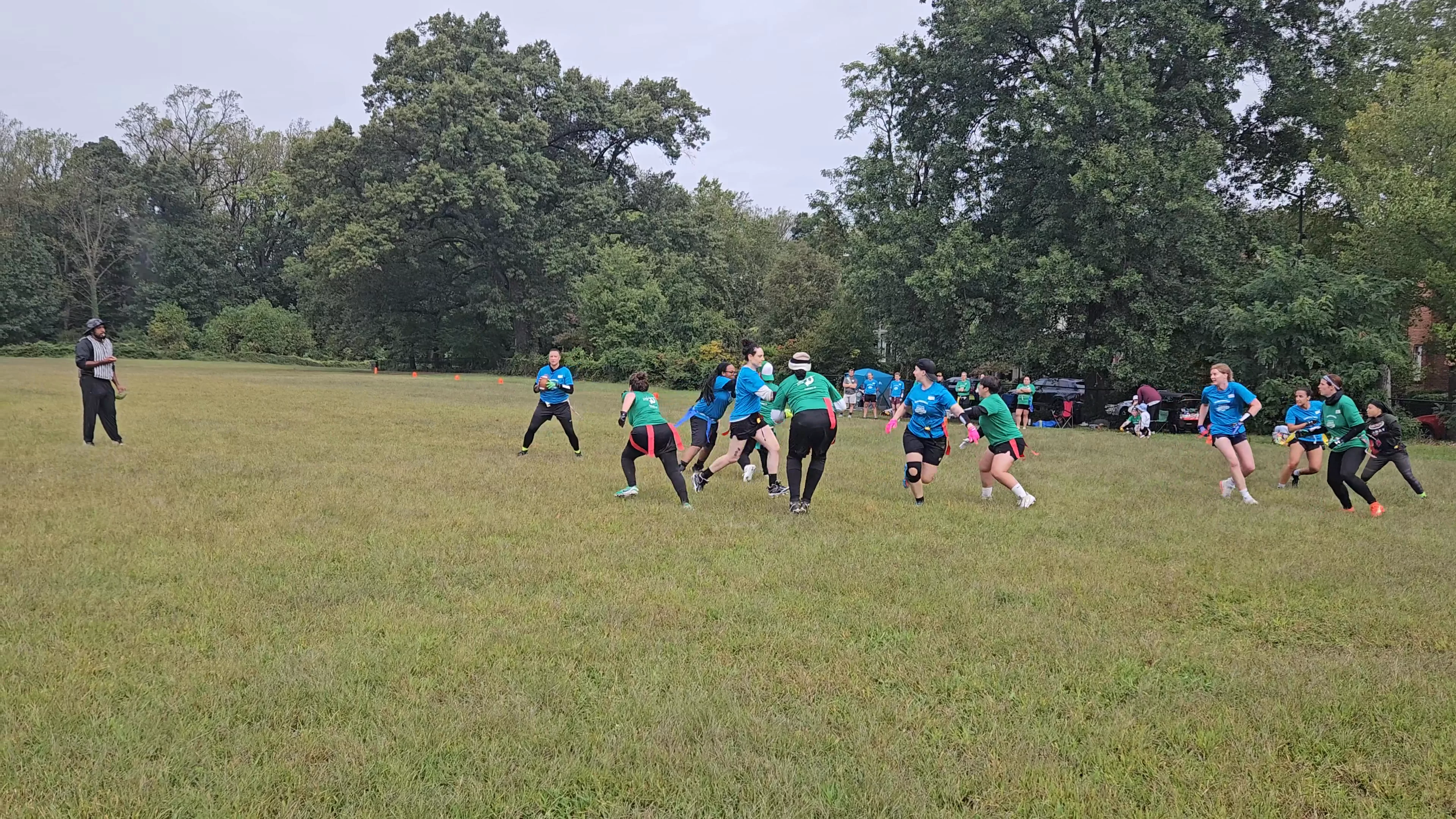 Sapphic Snatchers Touchdown throw