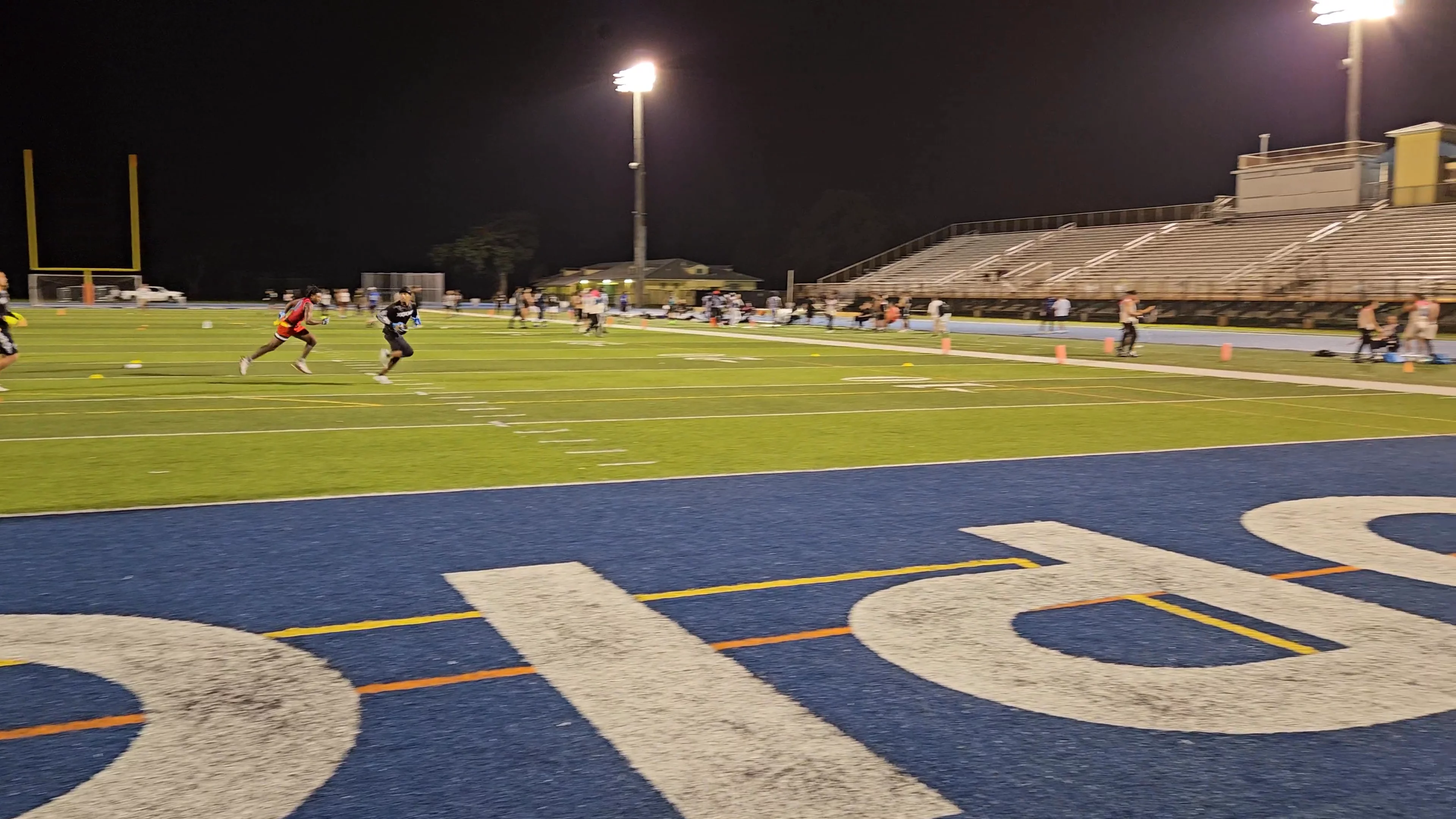 Hunchos Touchdown throw