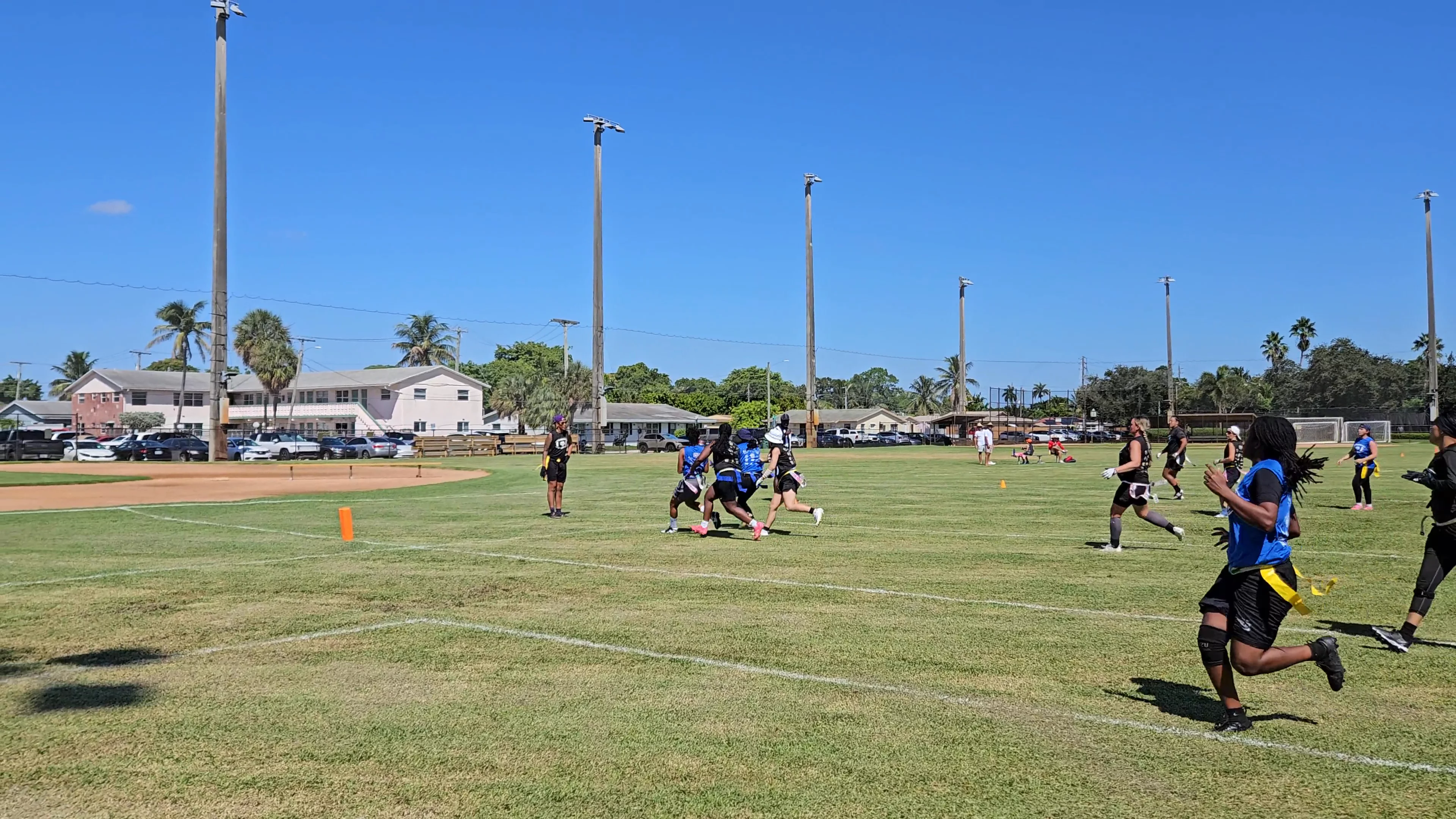 Royal Blue Gays Touchdown throw