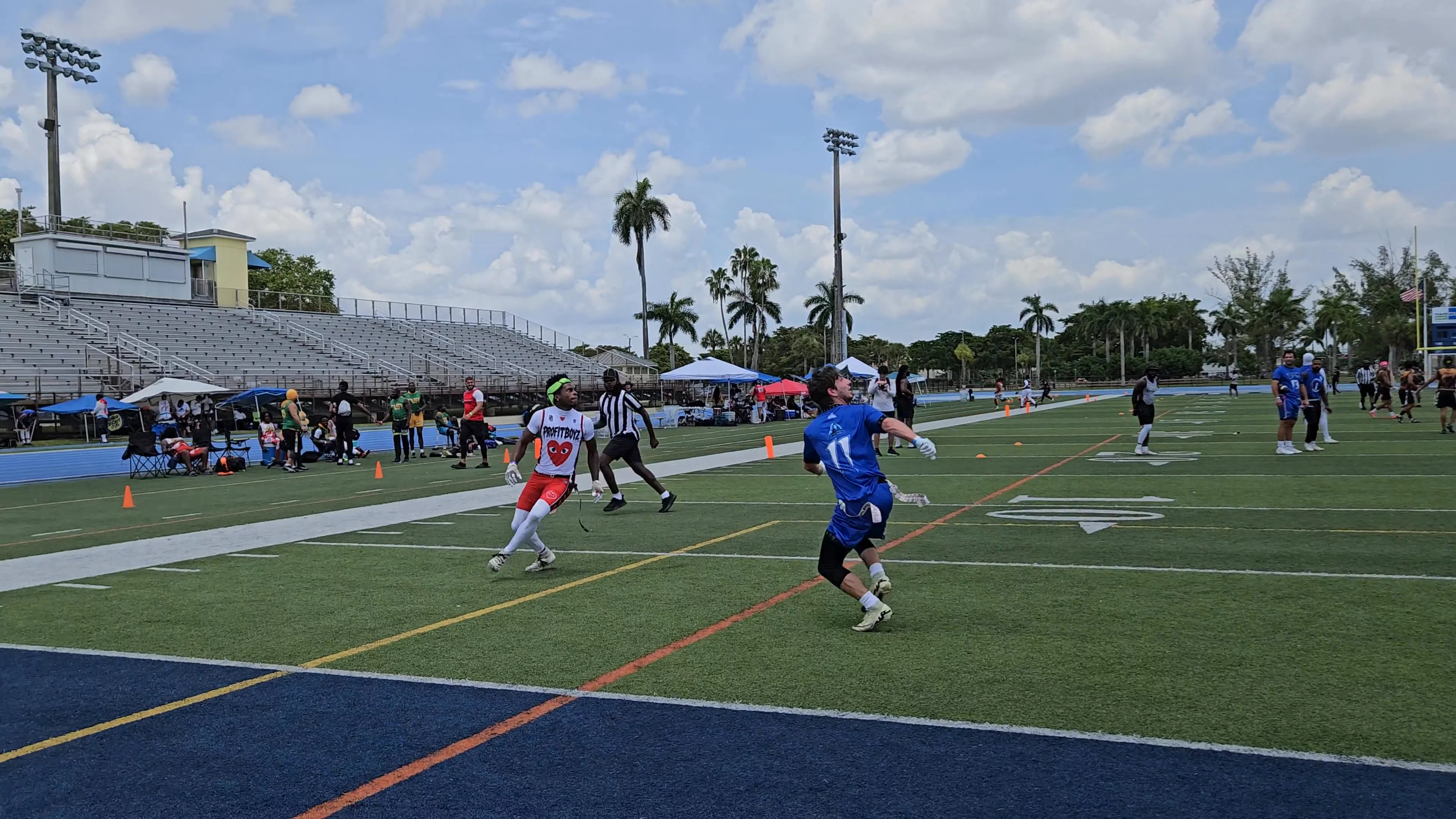 CBFW Touchdown throw