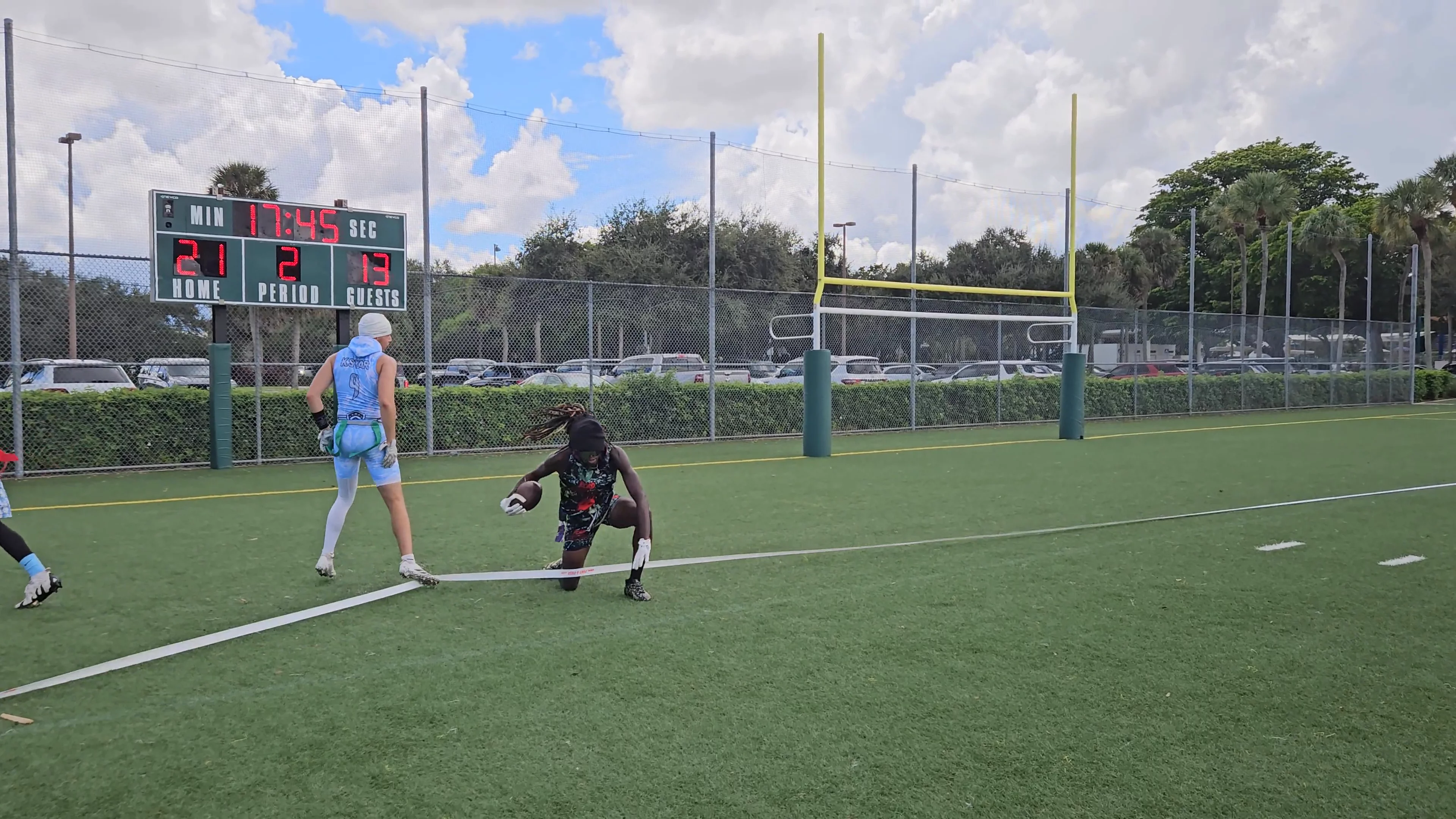 Road Runners Touchdown throw