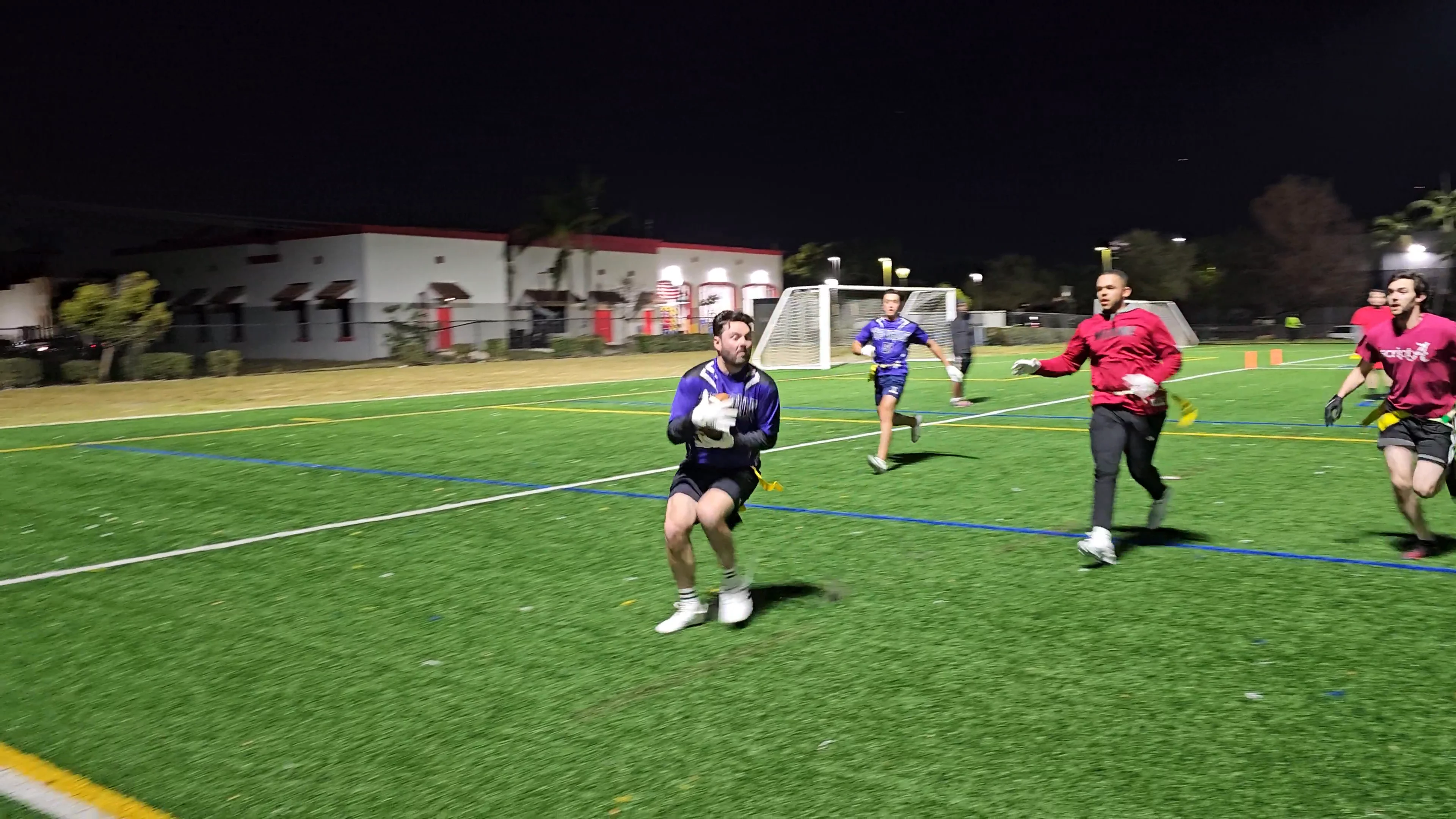The Vault Touchdown throw
