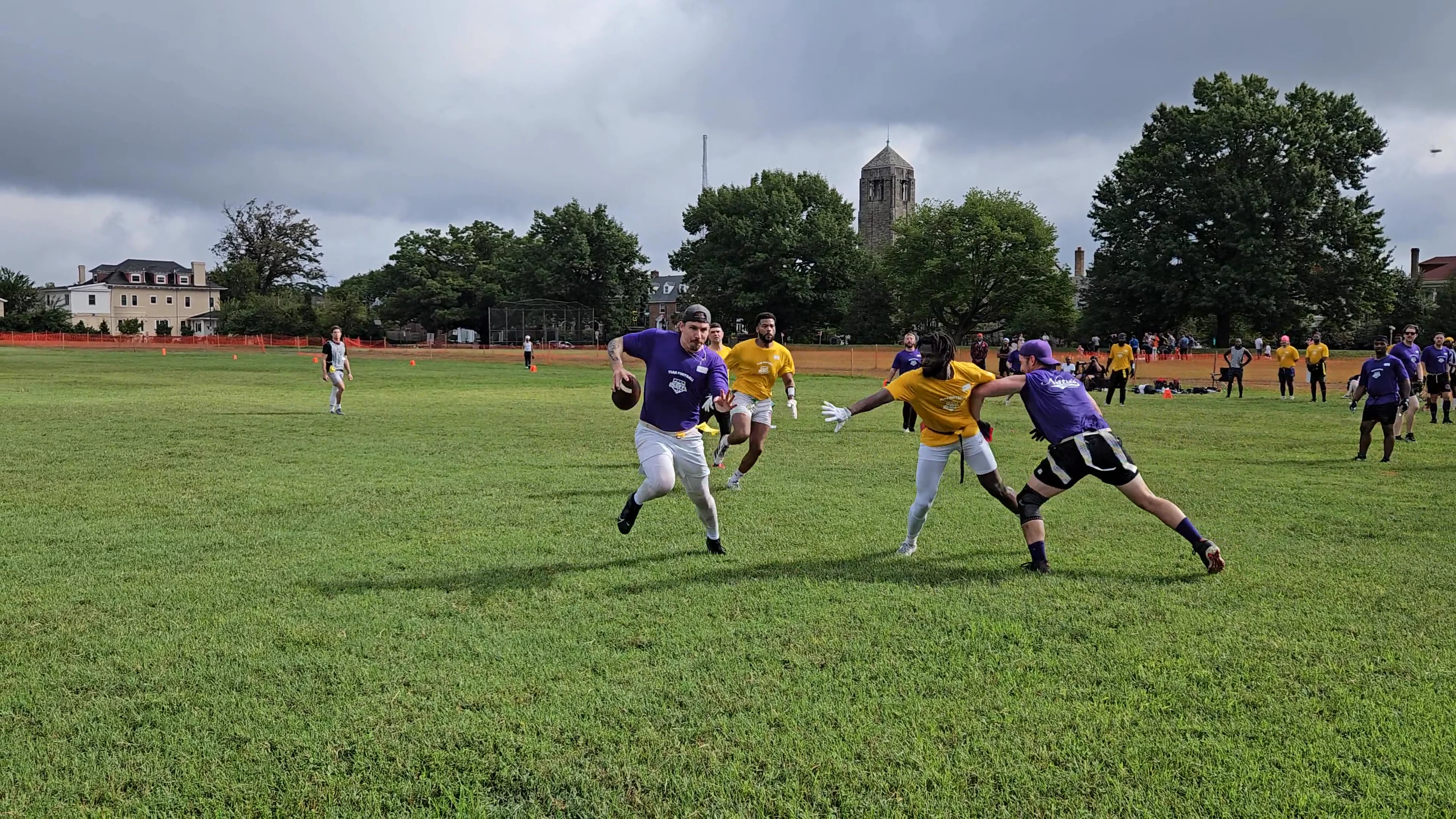Purple Nurples Touchdown run