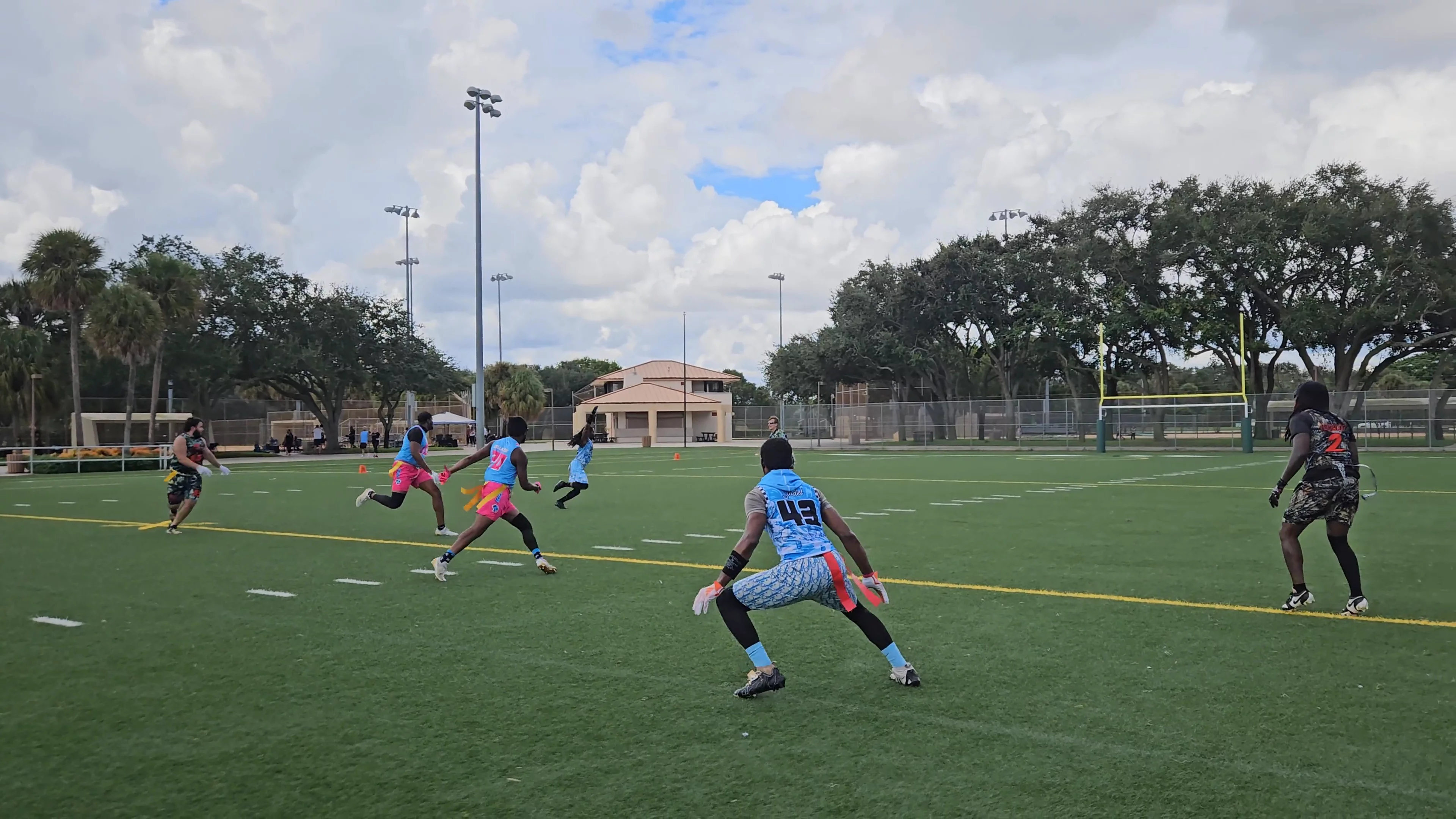 Road Runners Throw for 1st down