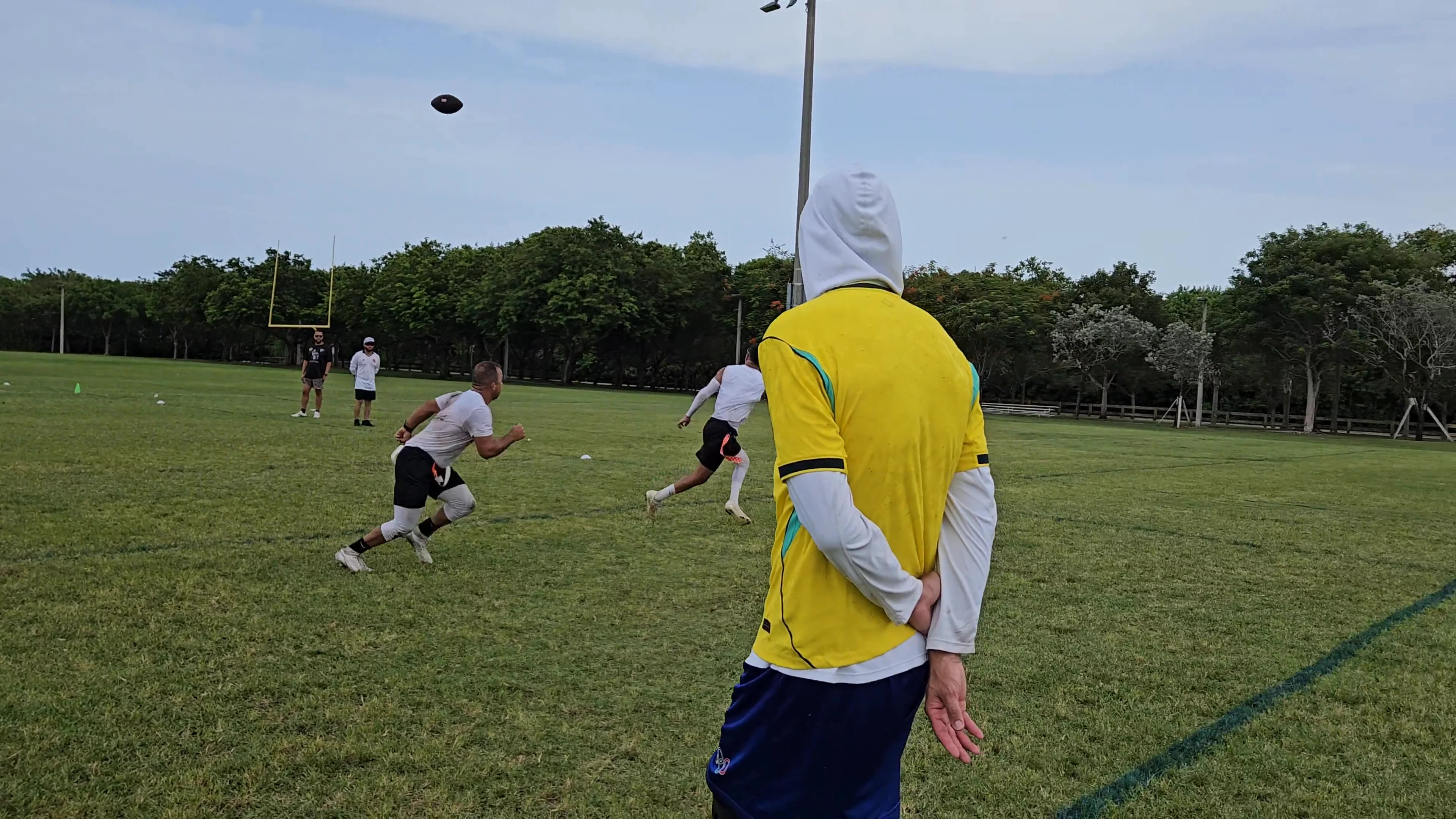 USA Touchdown throw
