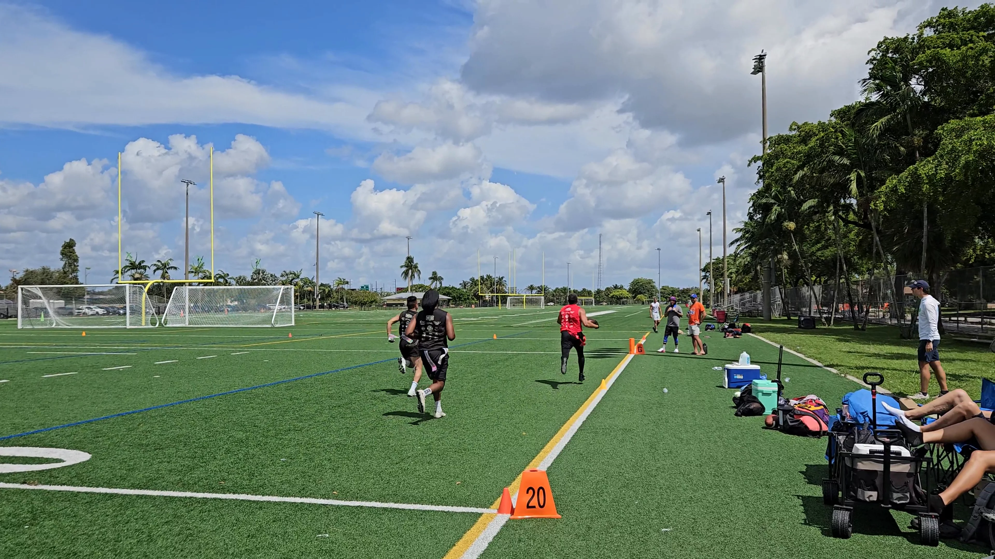 Going Deep Touchdown throw