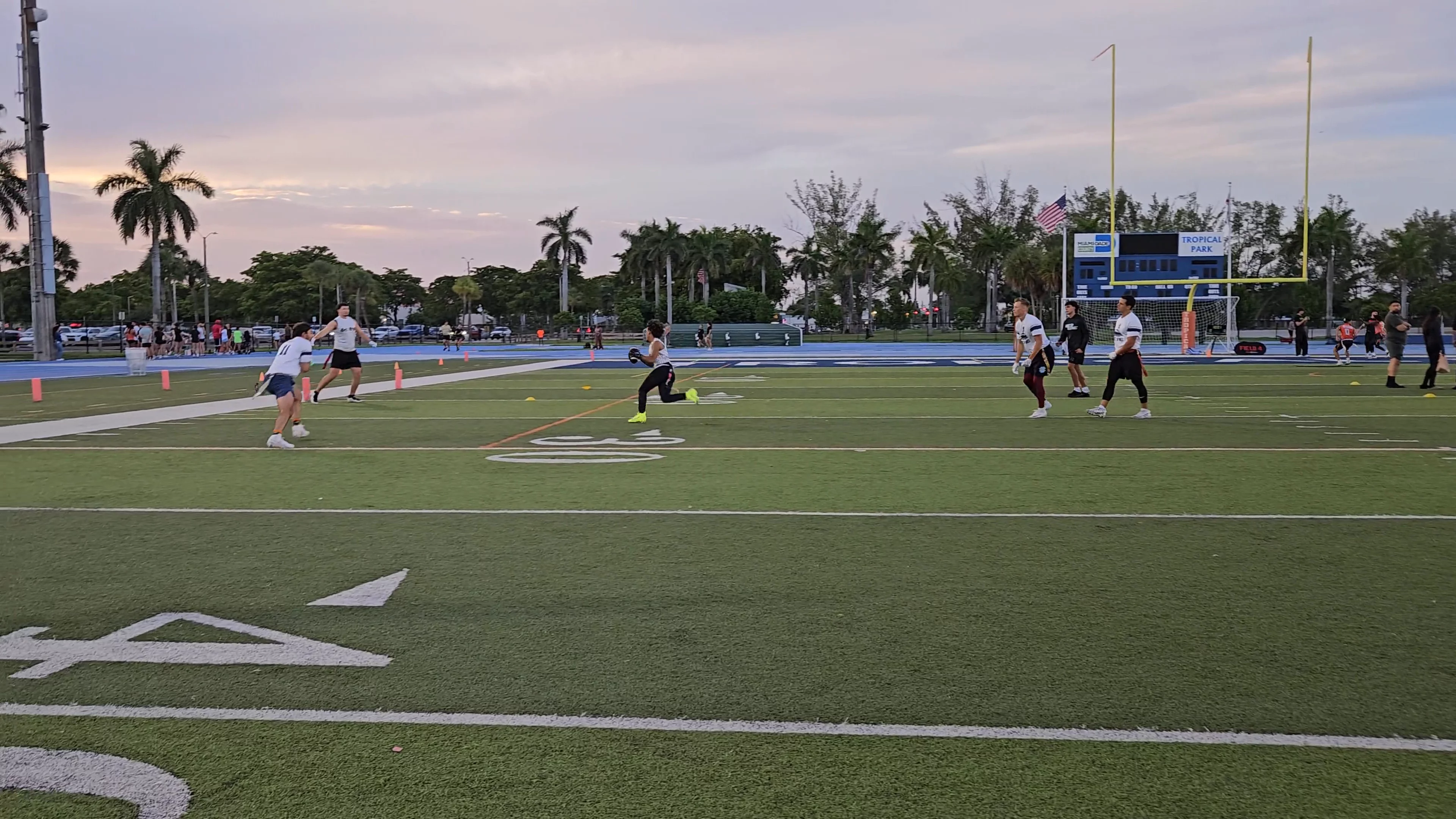 Get Open Touchdown throw