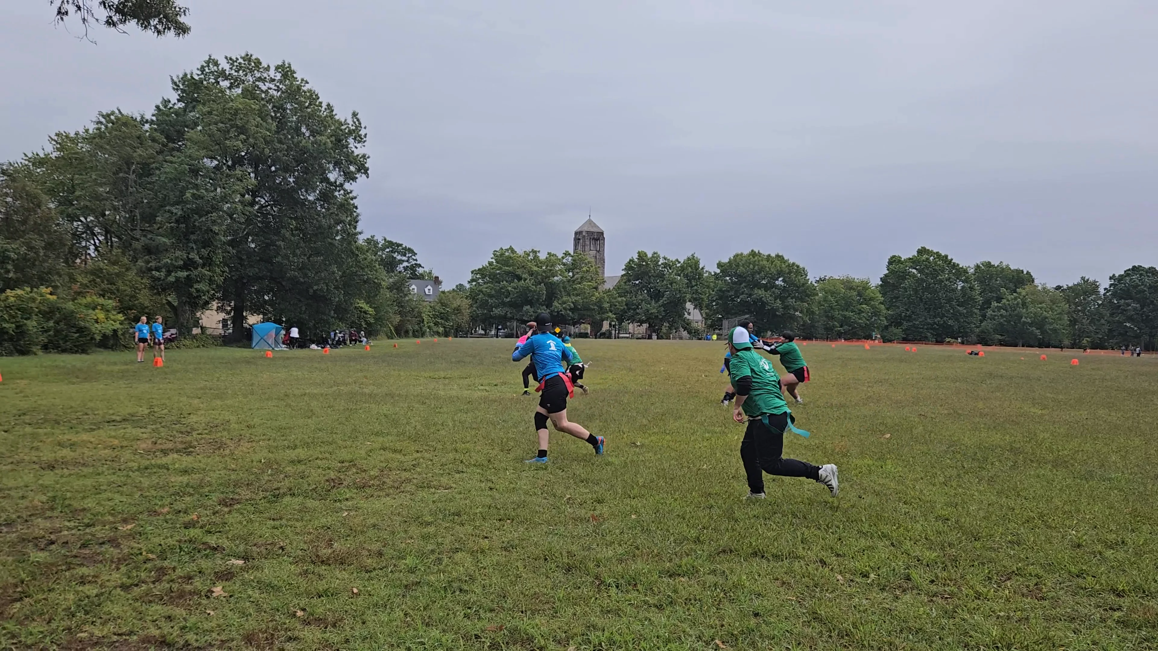 Sapphic Snatchers Touchdown throw