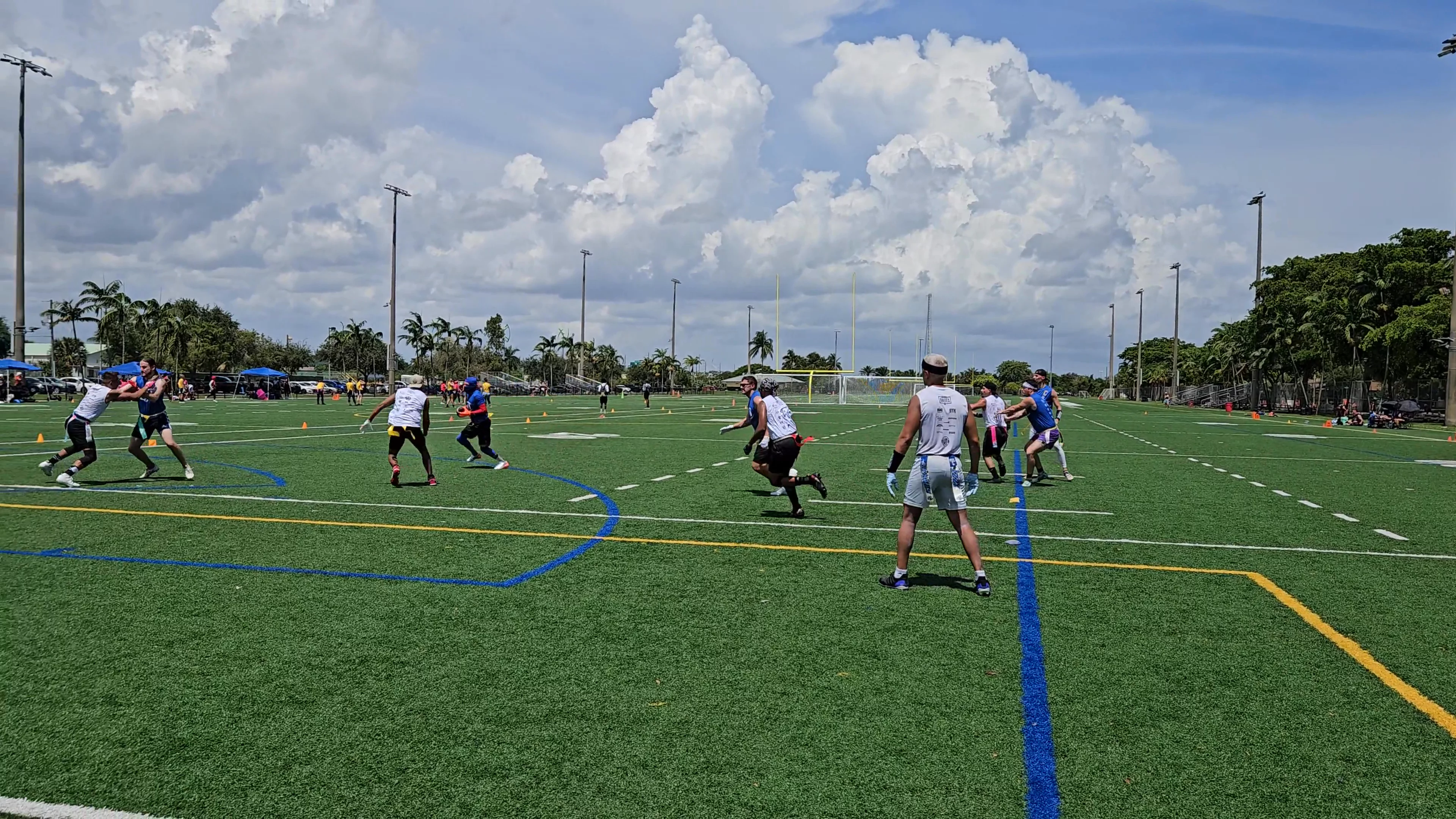 Cookie Monsters Touchdown throw