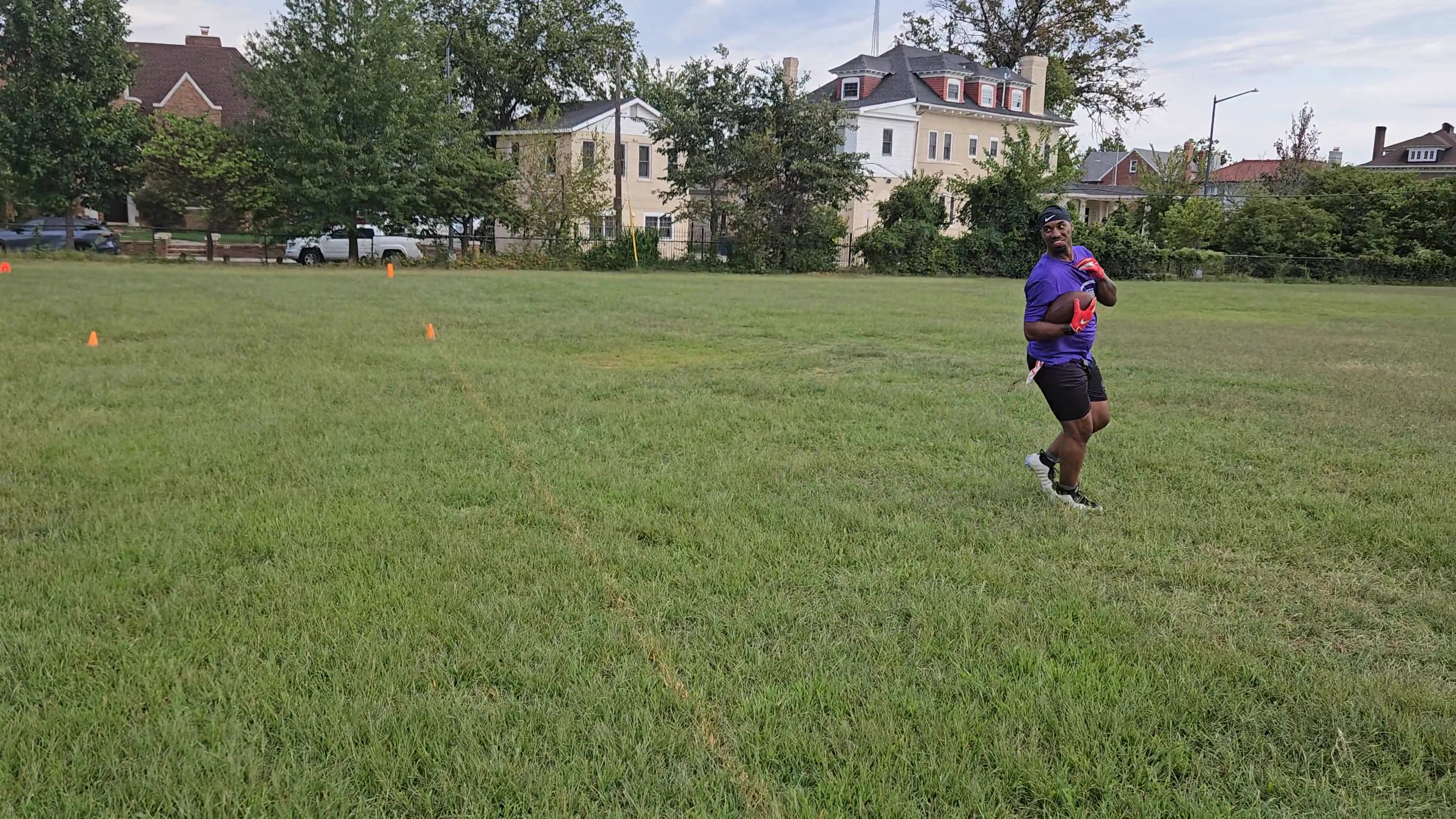 Purple Nurples Touchdown throw