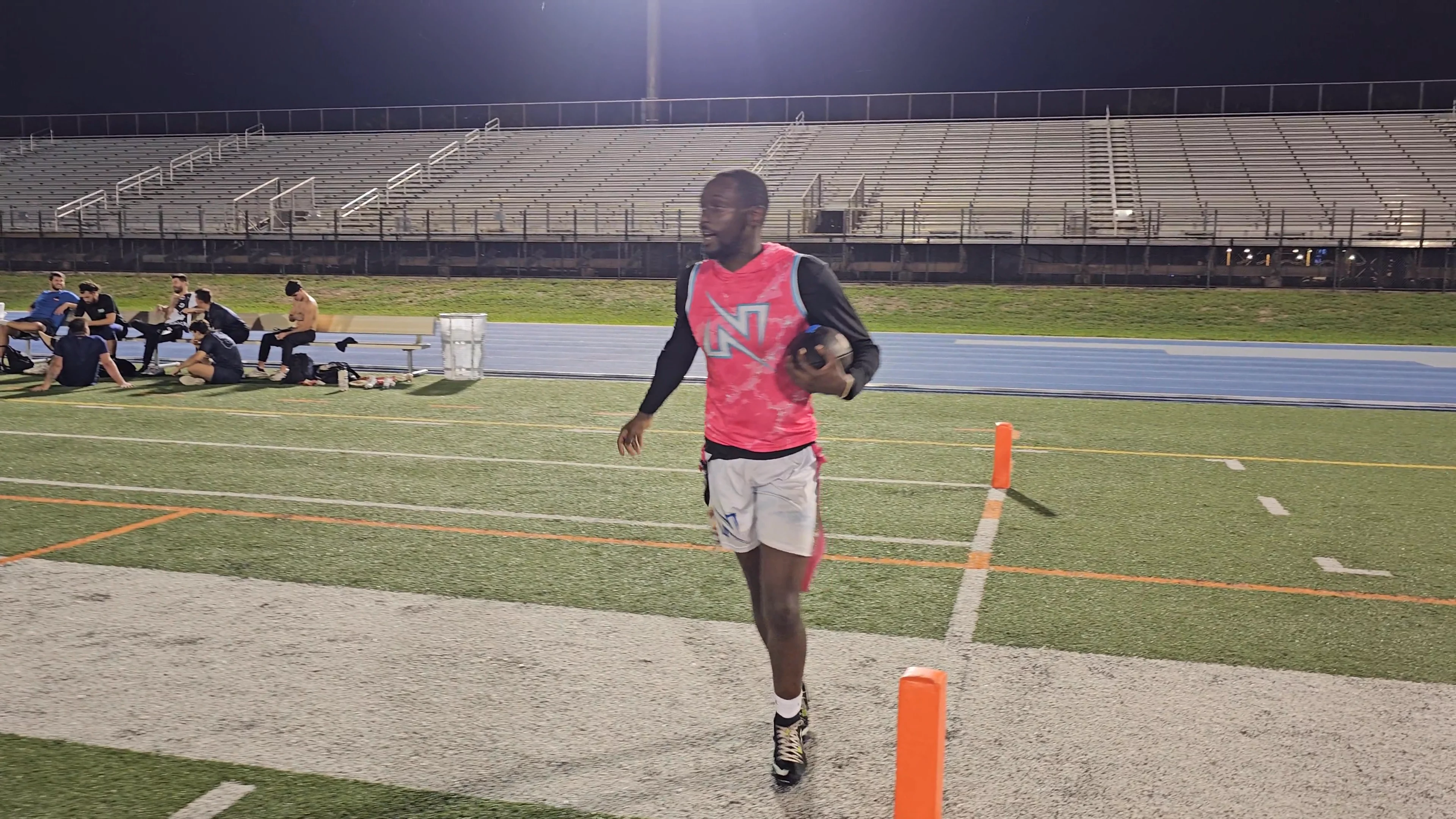 NAS Touchdown throw