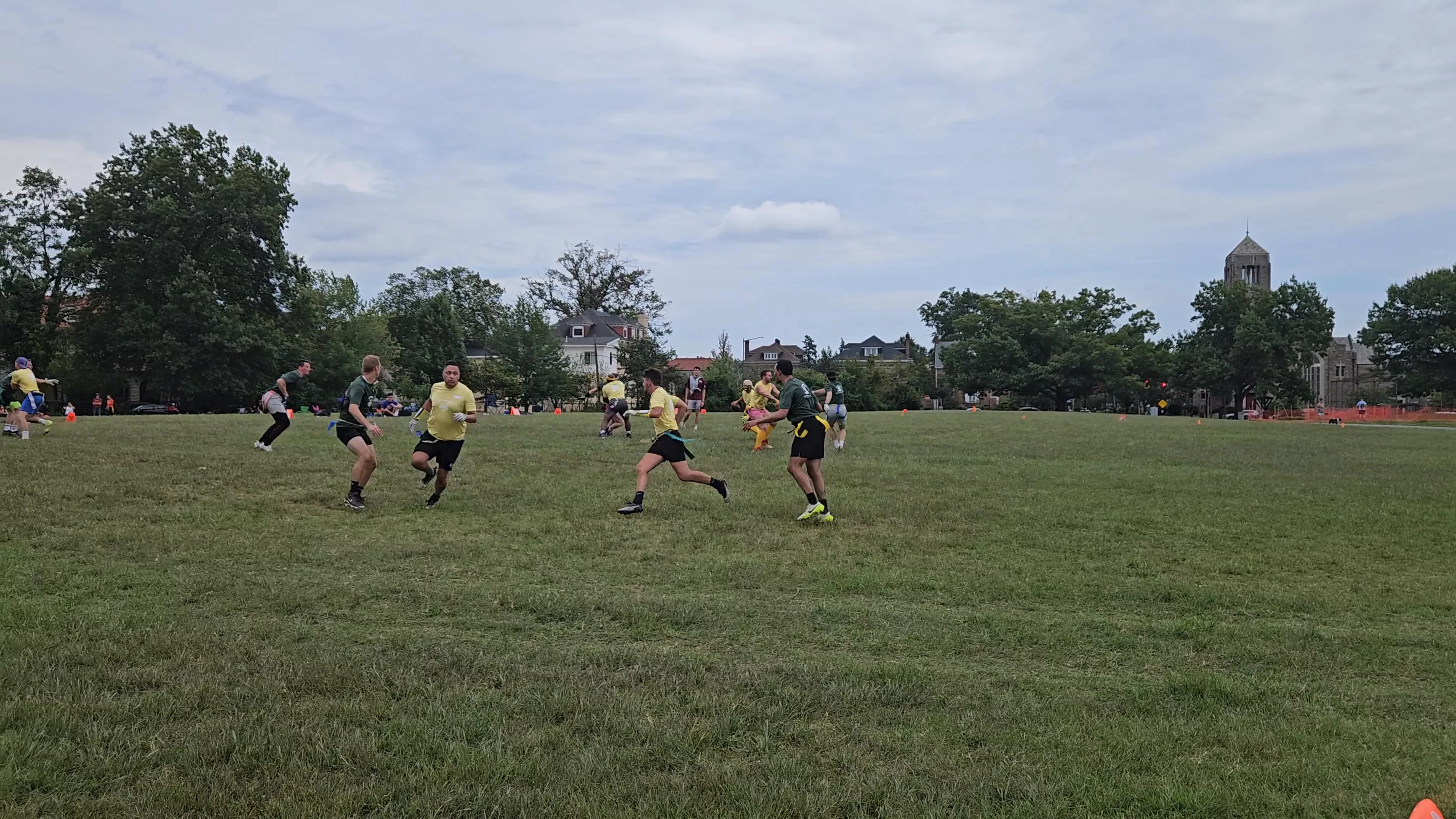 Yellow Bricked Hoes Run for 1st down