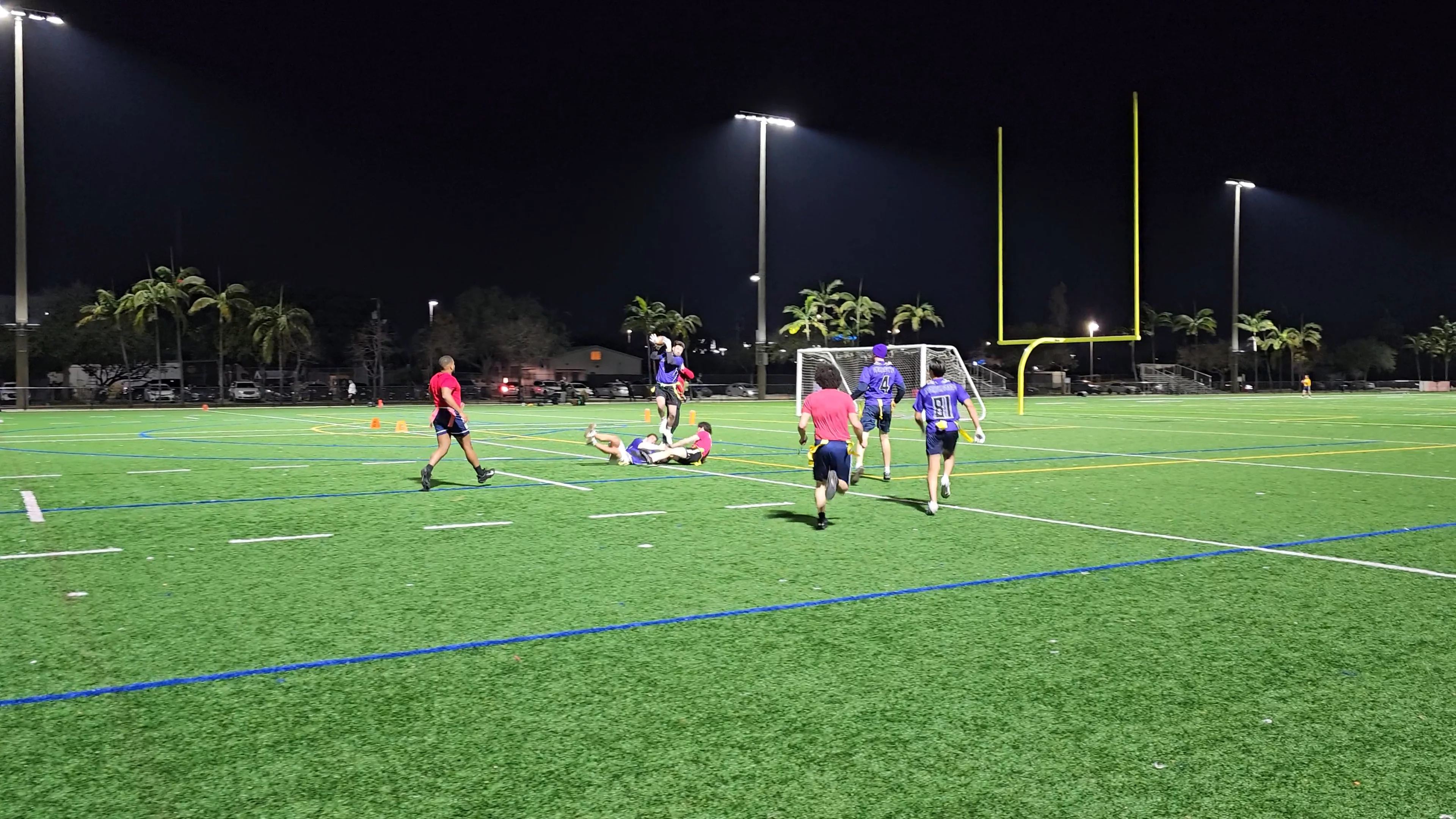 The Vault Touchdown throw