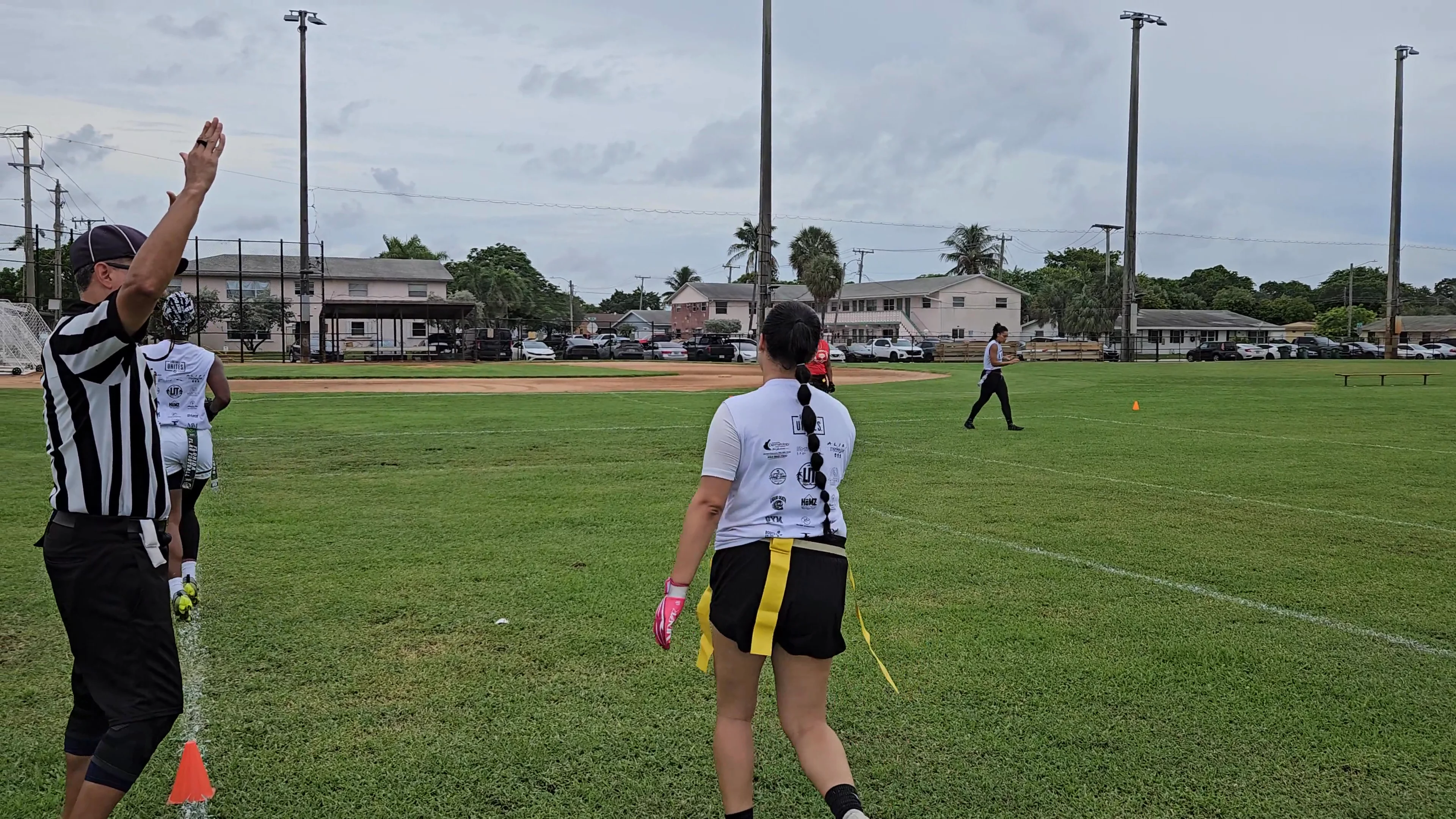White Claws Touchdown throw