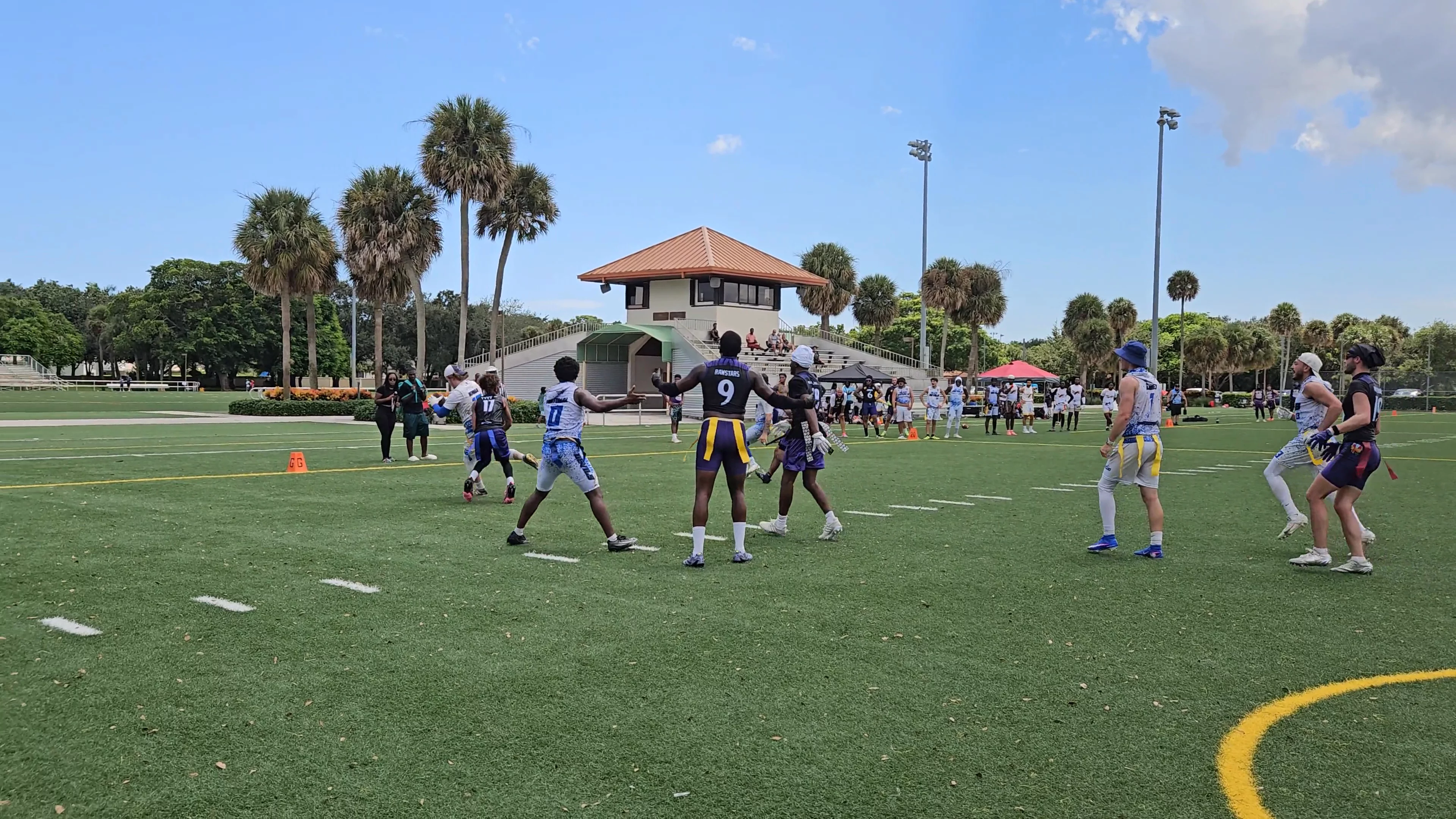 Blue Devils Touchdown throw