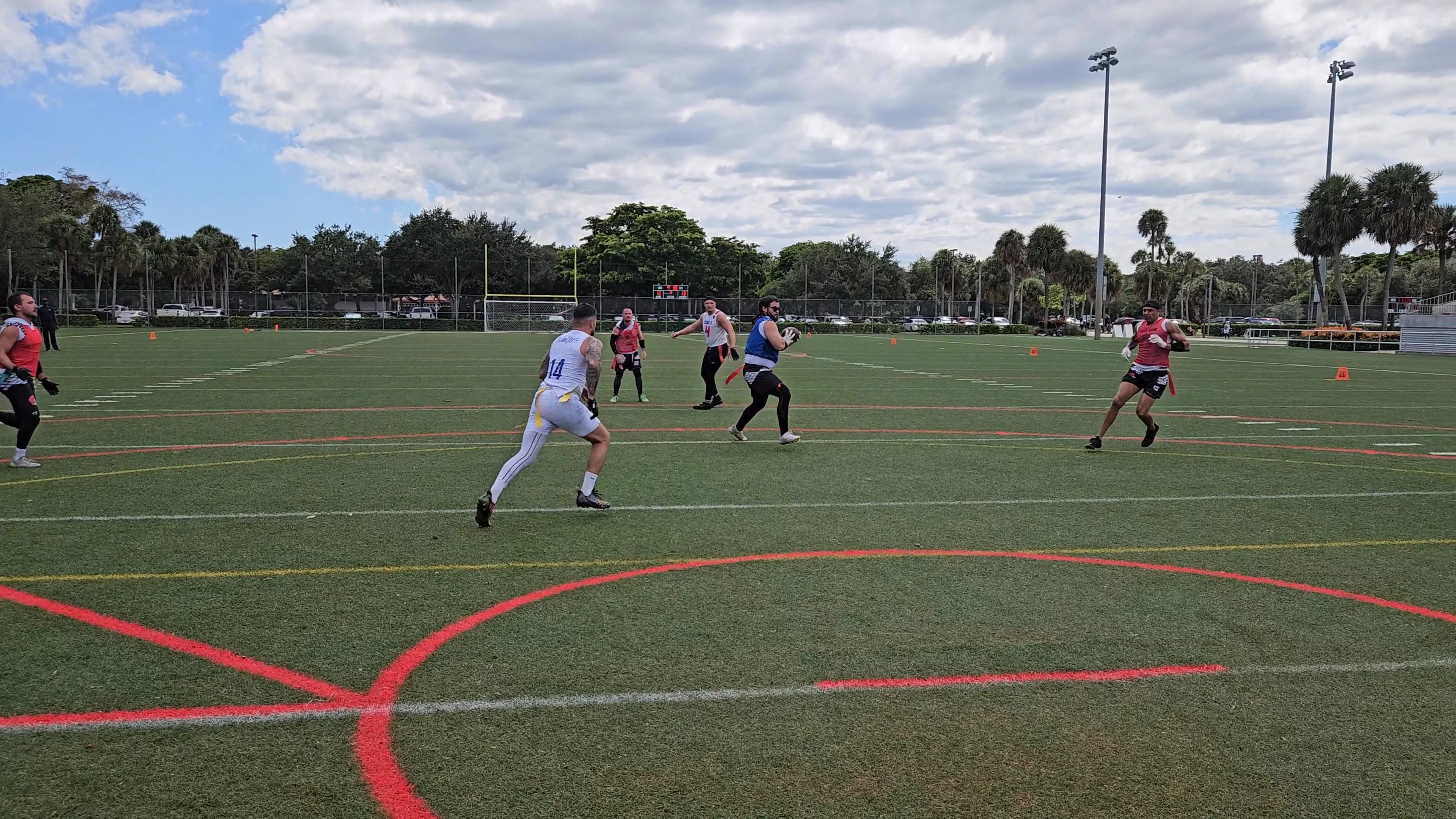 Zone 6 Touchdown throw