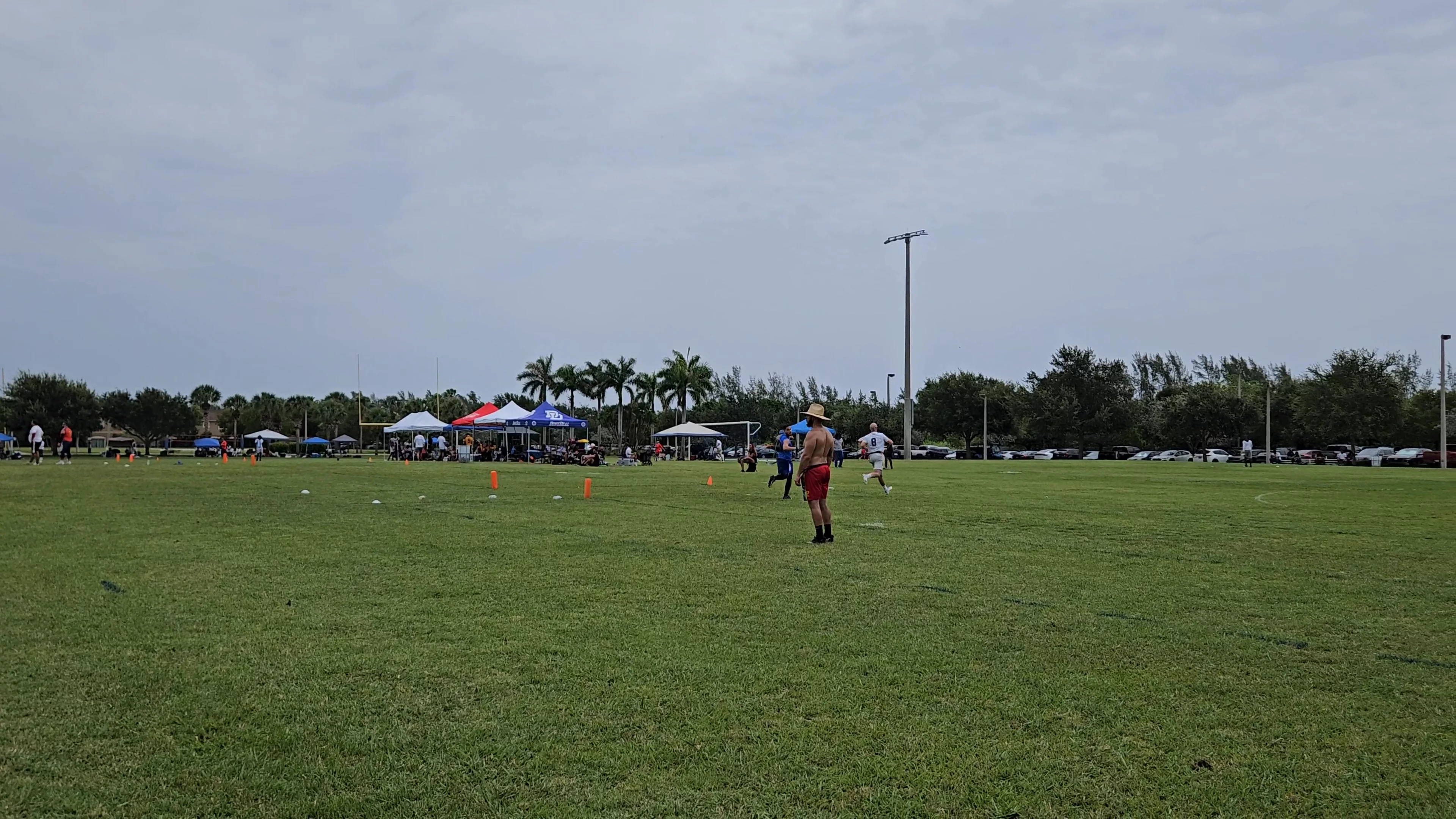 USA Touchdown throw