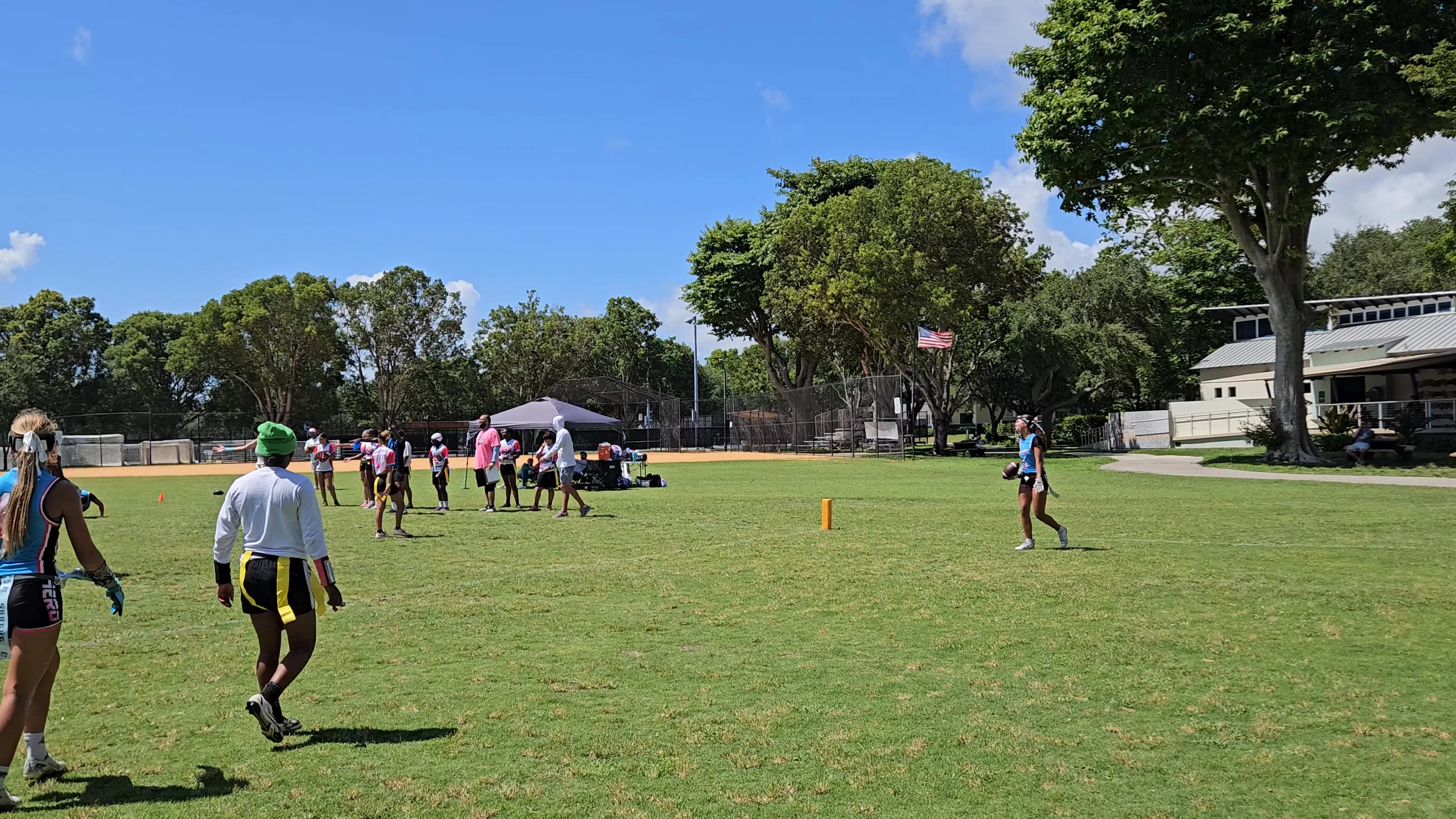 Spanish River Touchdown throw