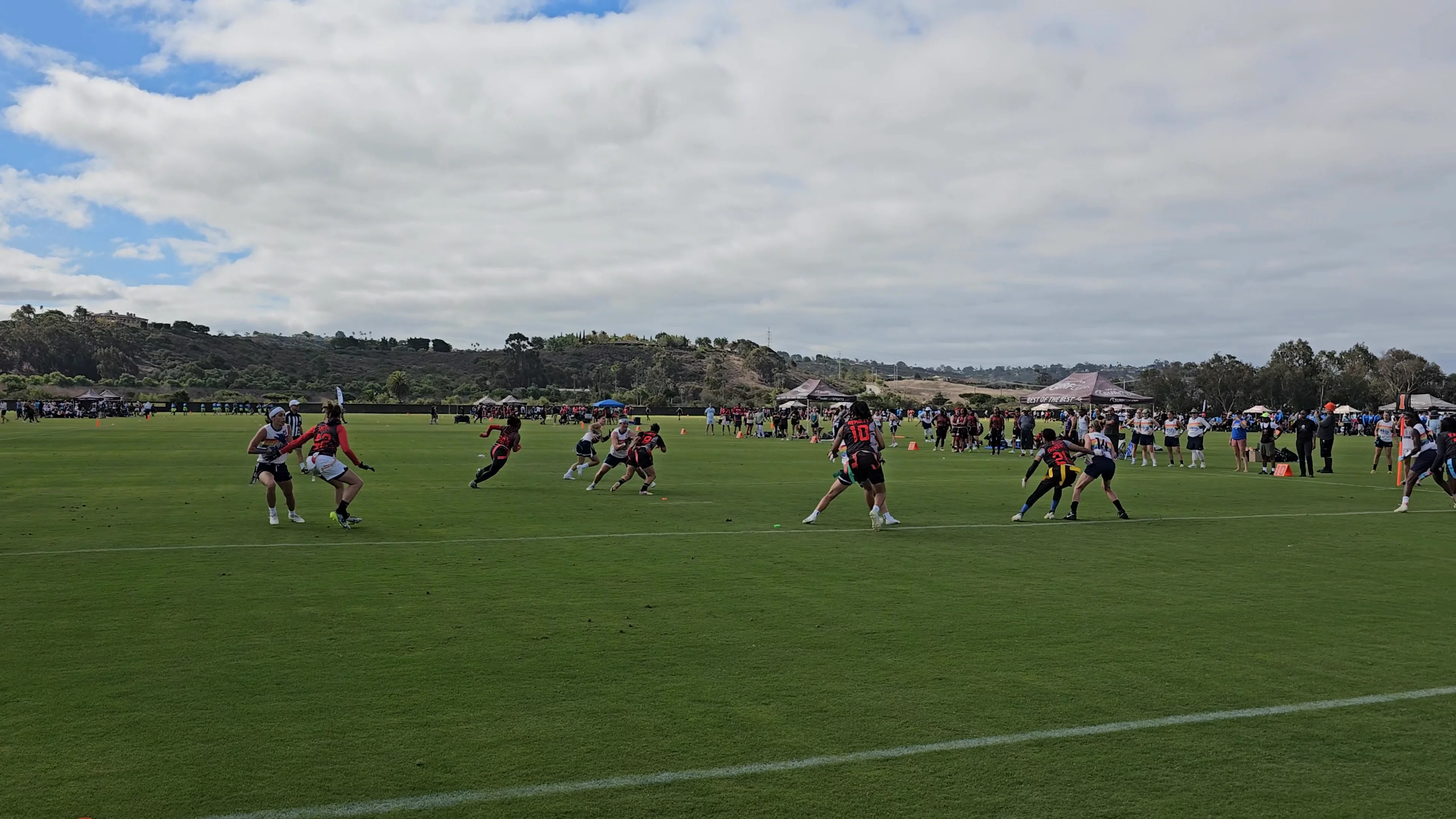 DC Senators Touchdown throw