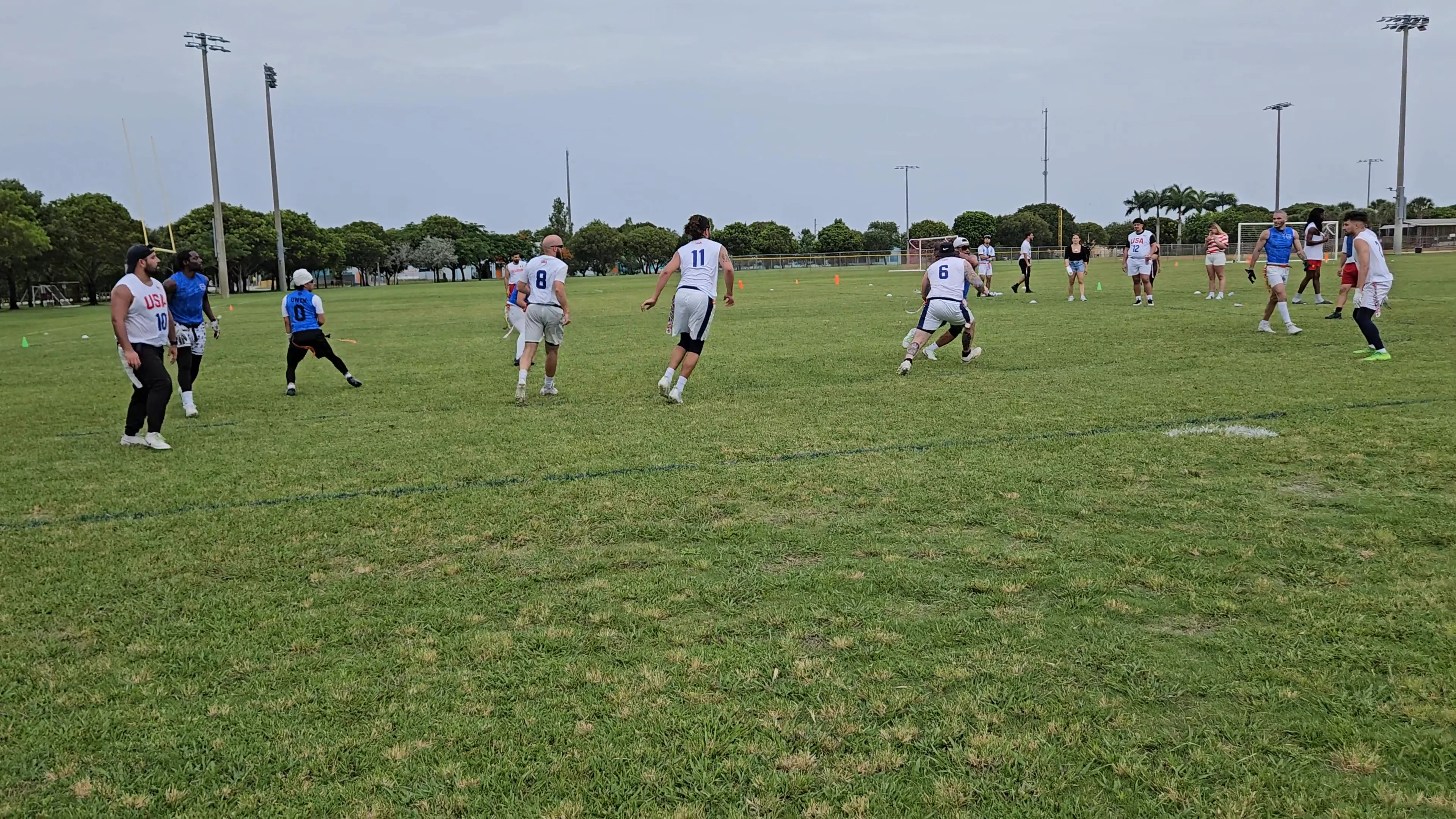 England Touchdown throw