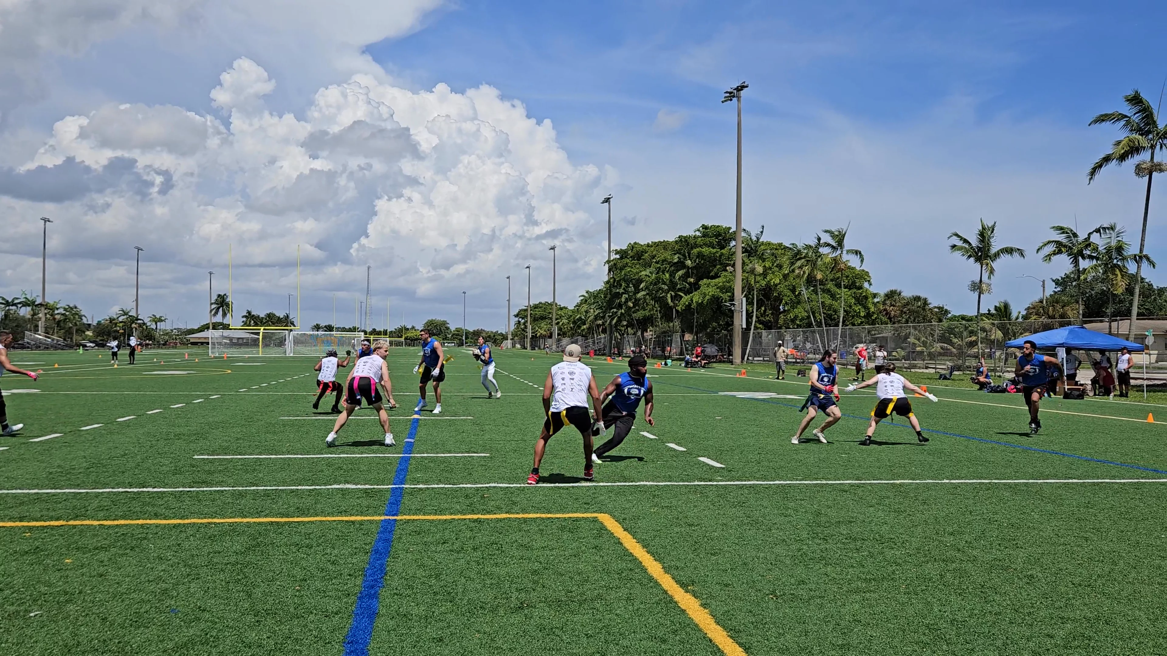 Cookie Monsters Touchdown throw