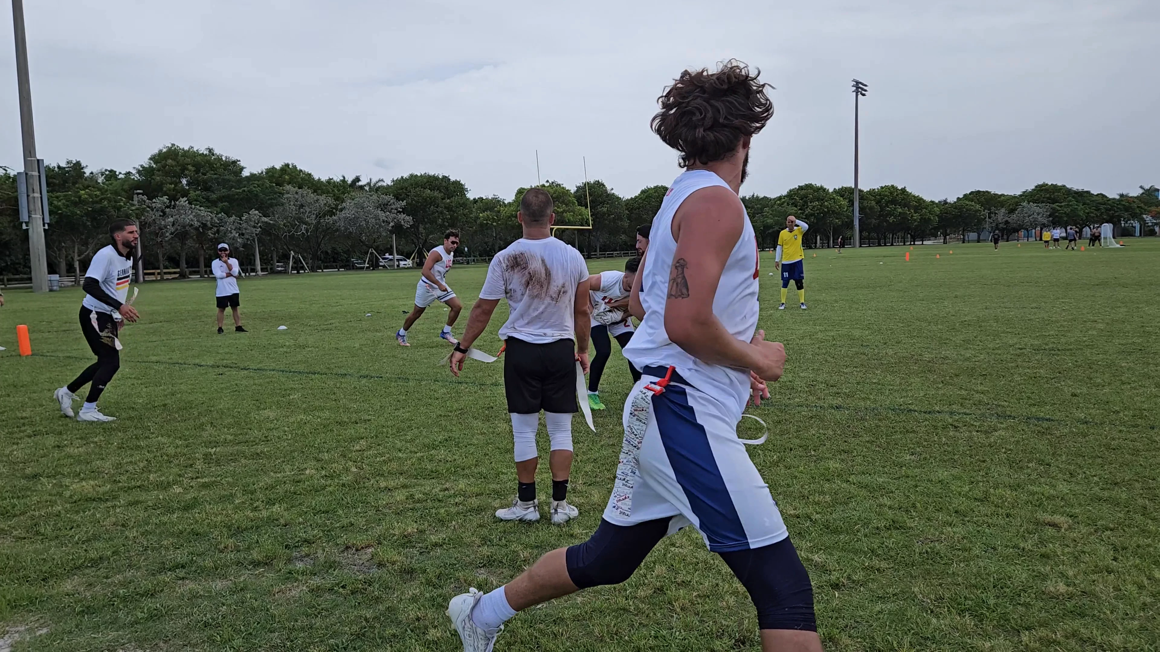 USA Touchdown throw