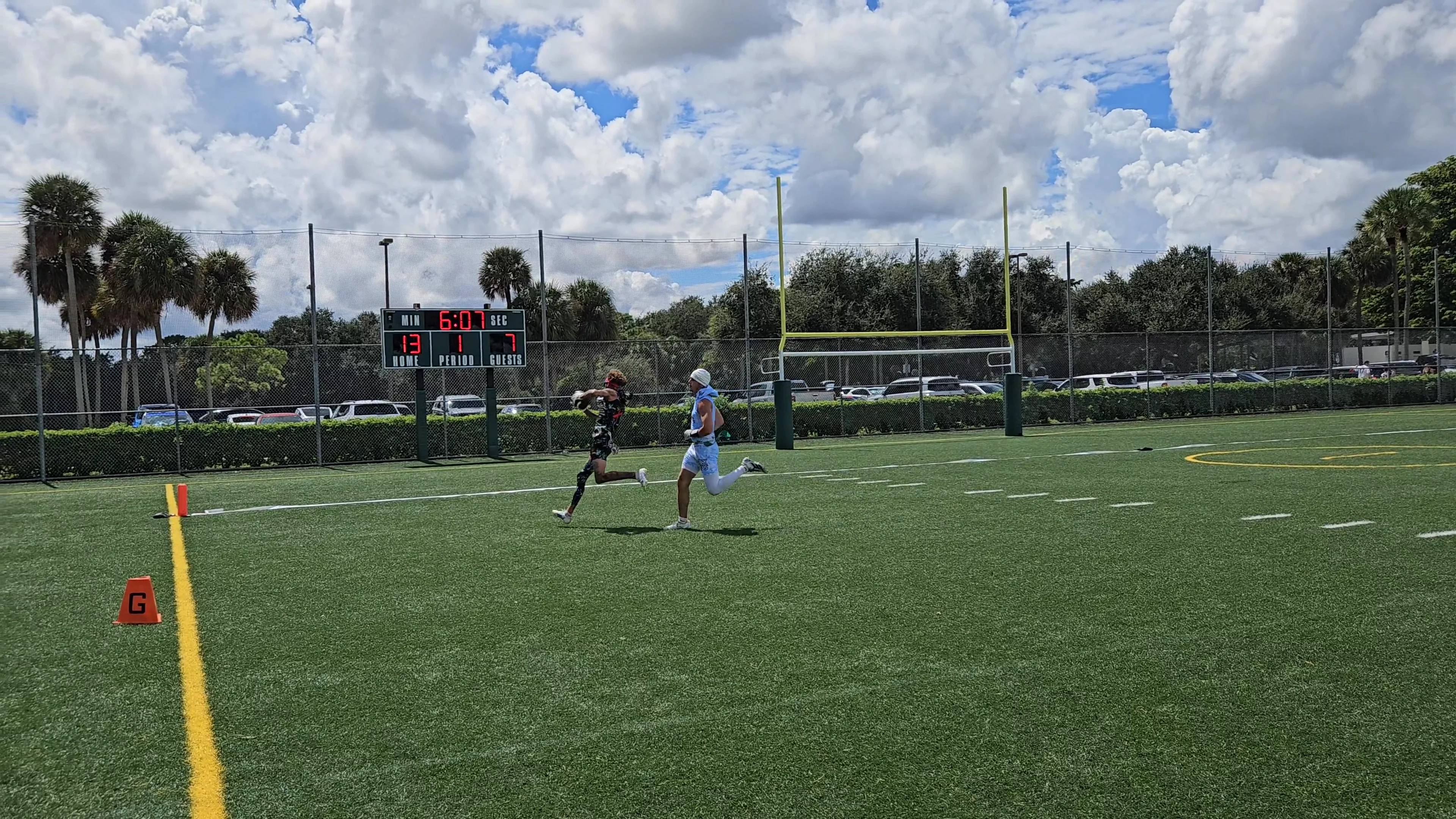 Road Runners Touchdown throw