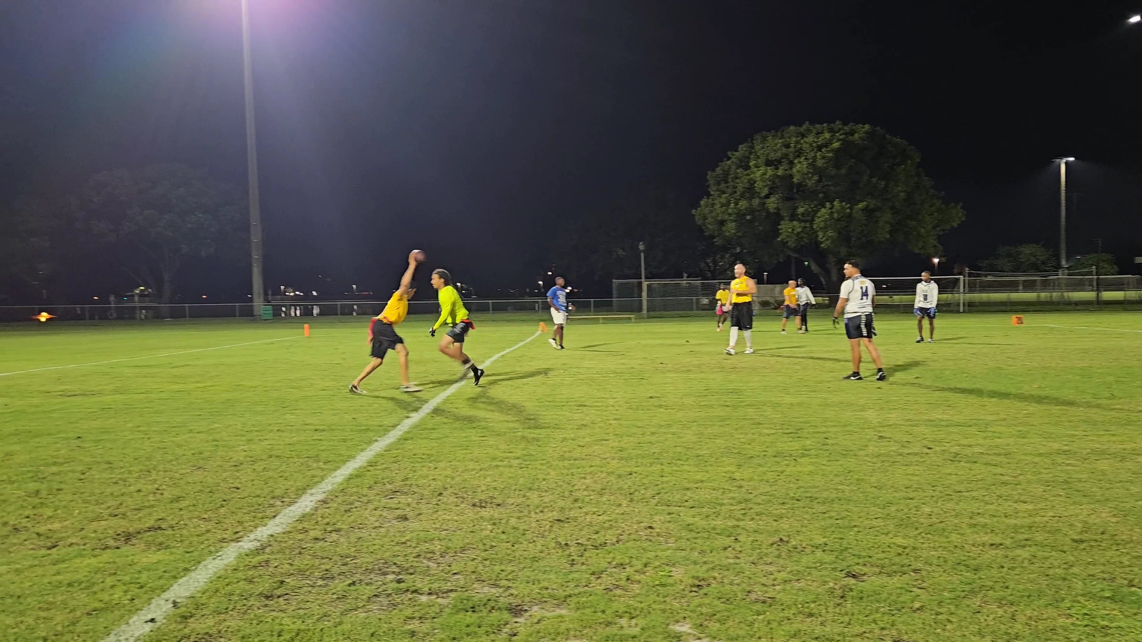 The Edge Touchdown throw