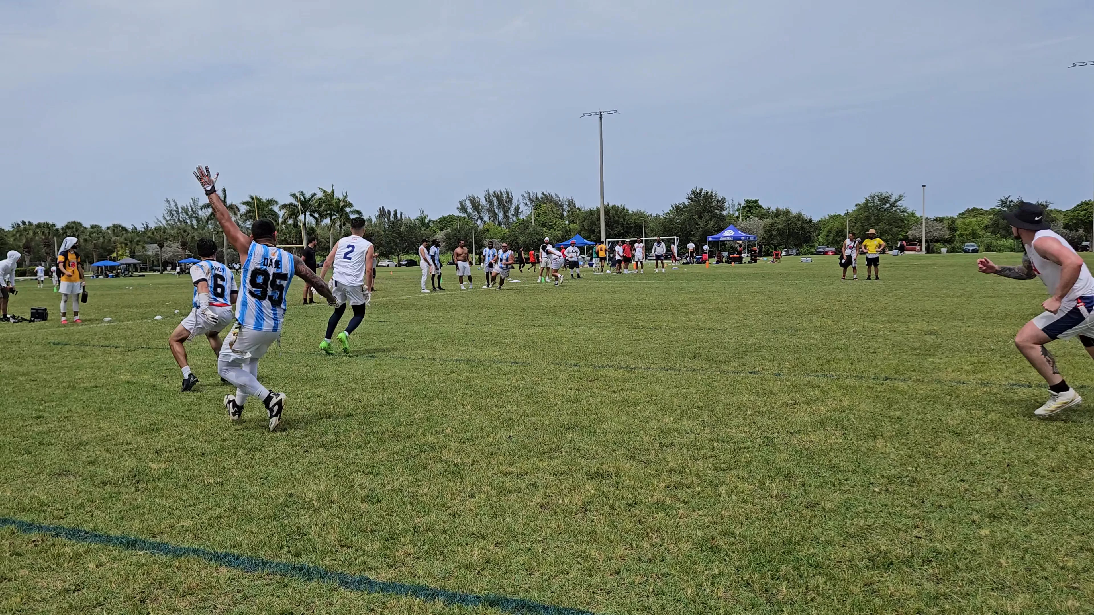 Argentina Touchdown throw