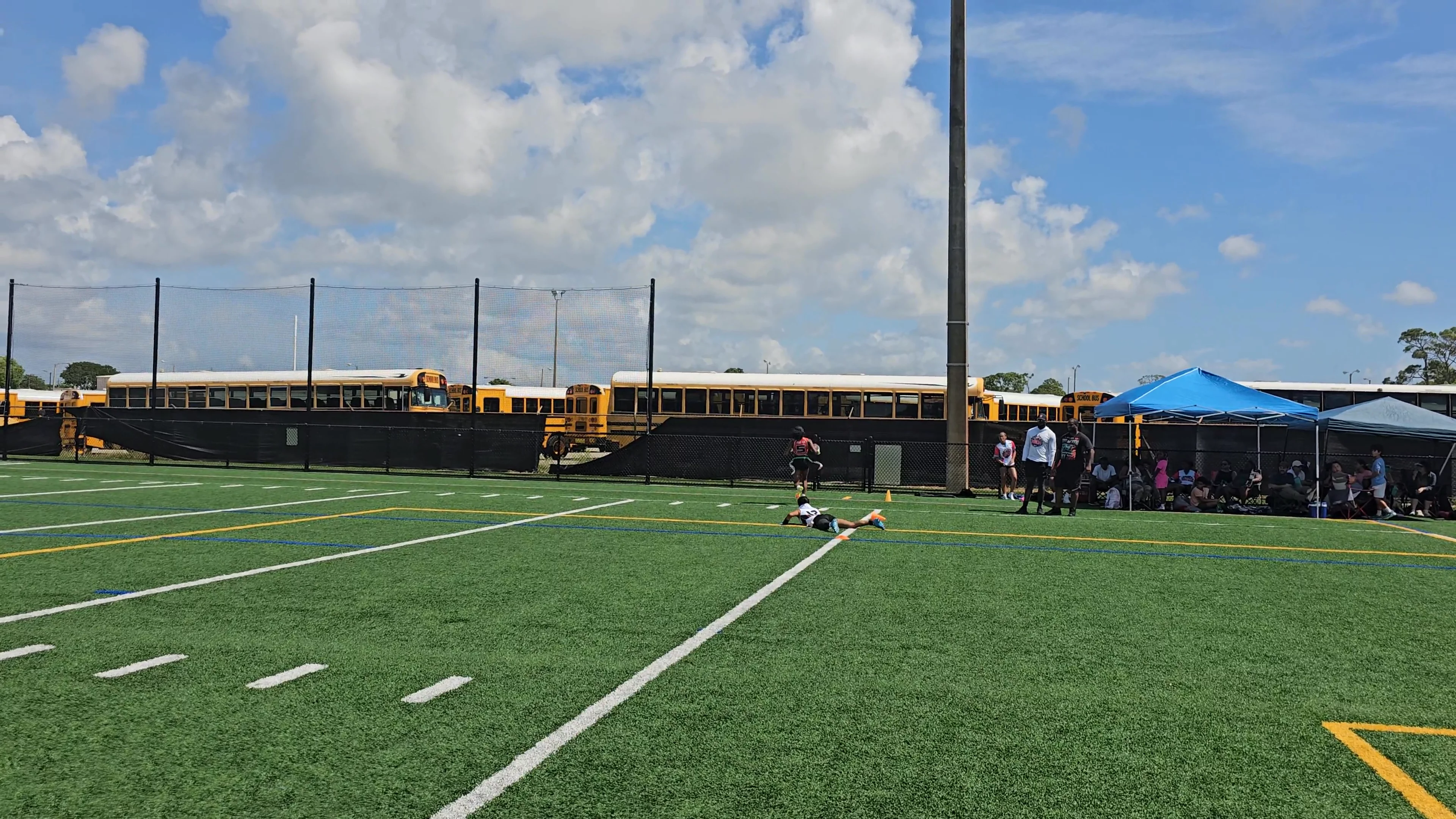 The A 13u Touchdown run