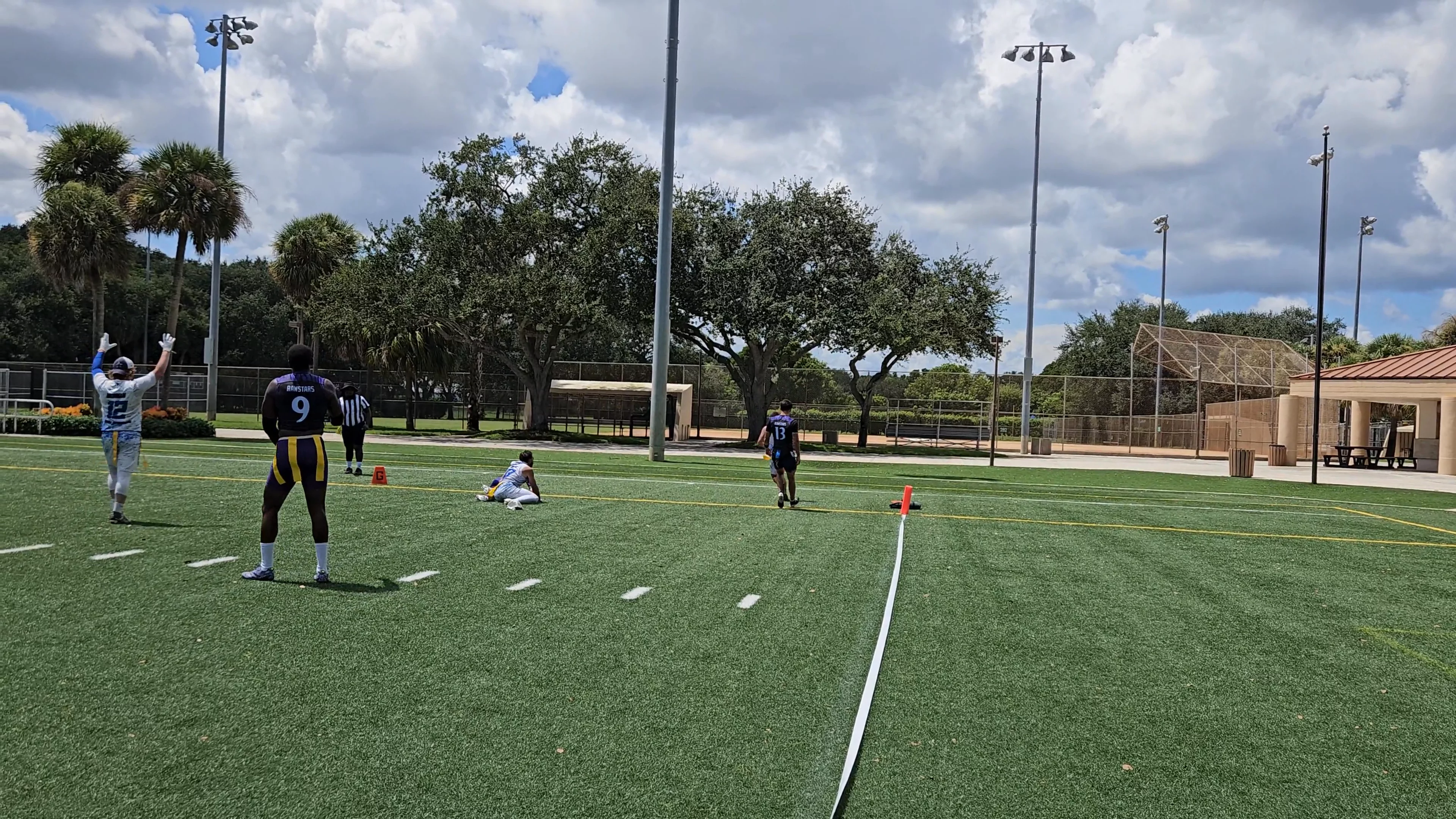 Blue Devils Touchdown throw