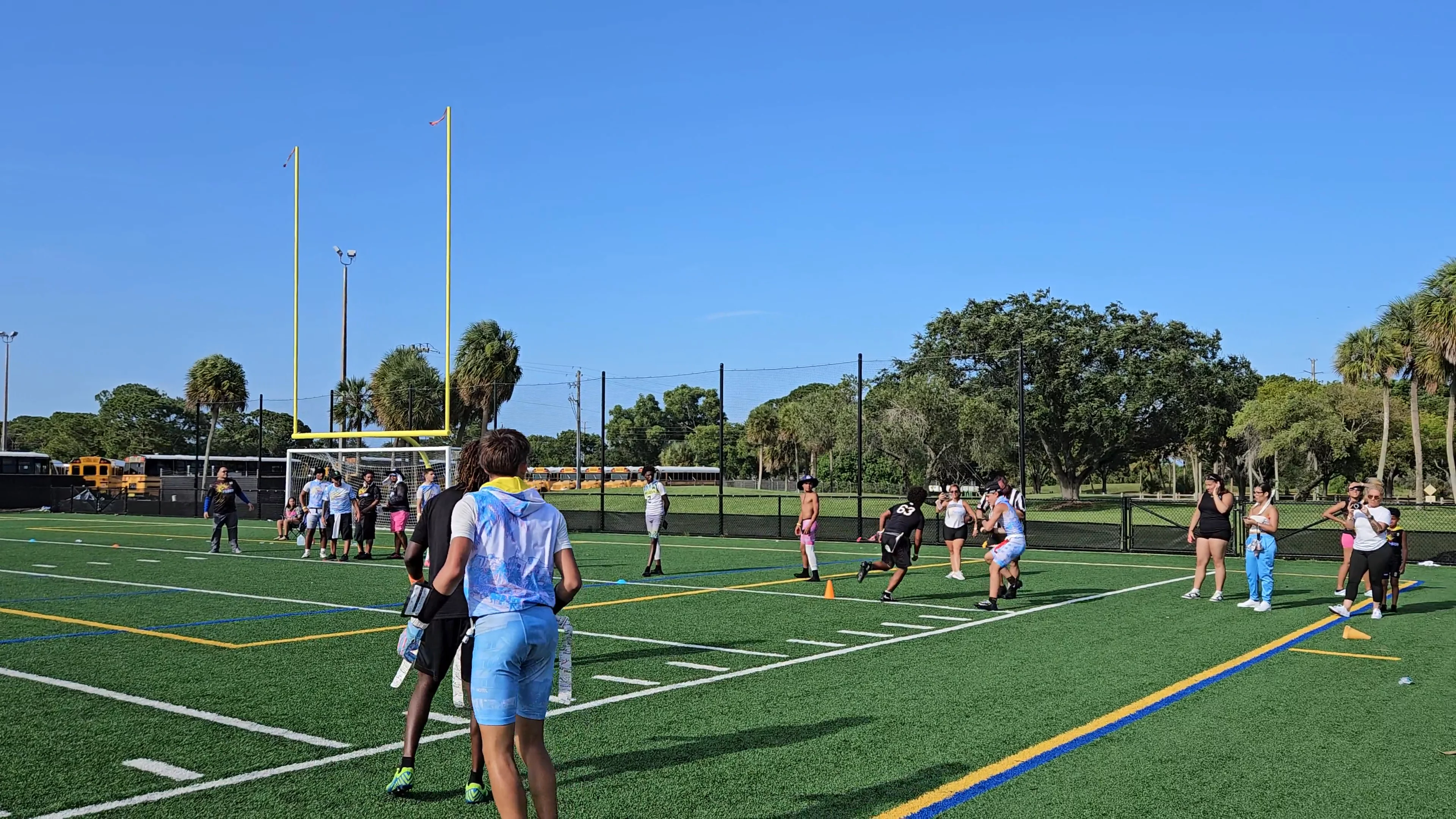 Miami Fresh (HS Boys) Touchdown throw