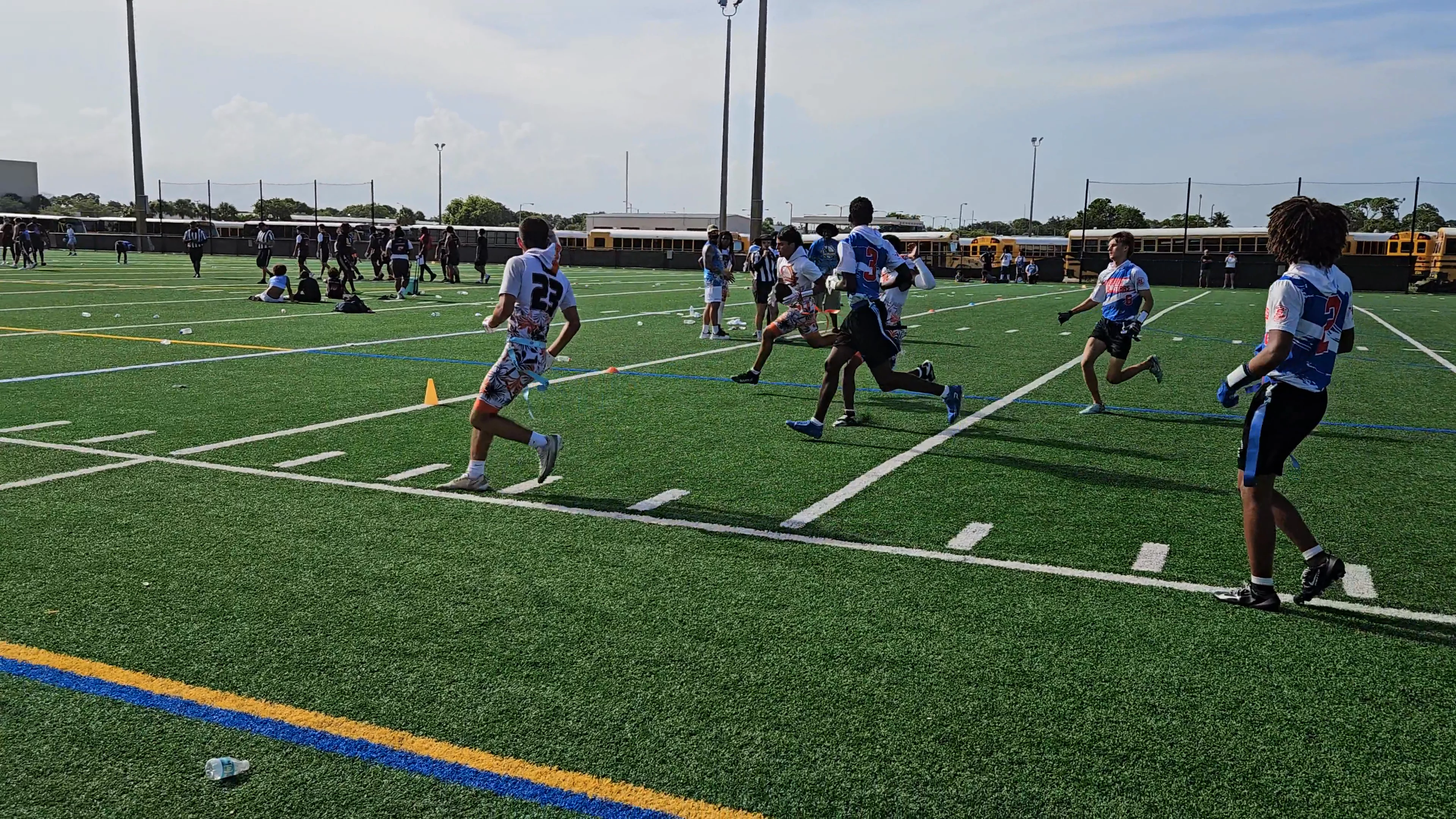 MIA FLAG Touchdown throw