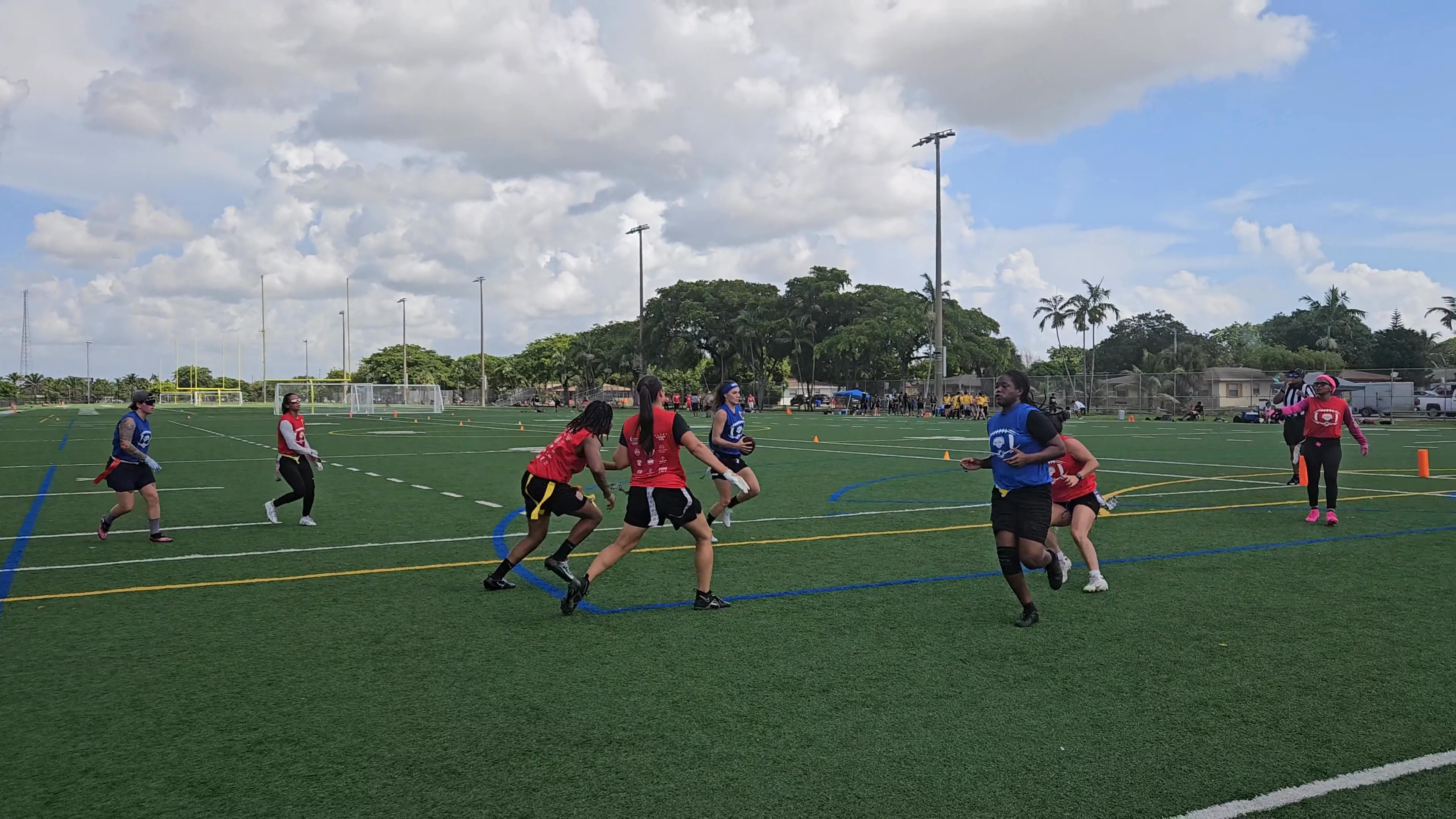 Royal Blue Gays Touchdown run