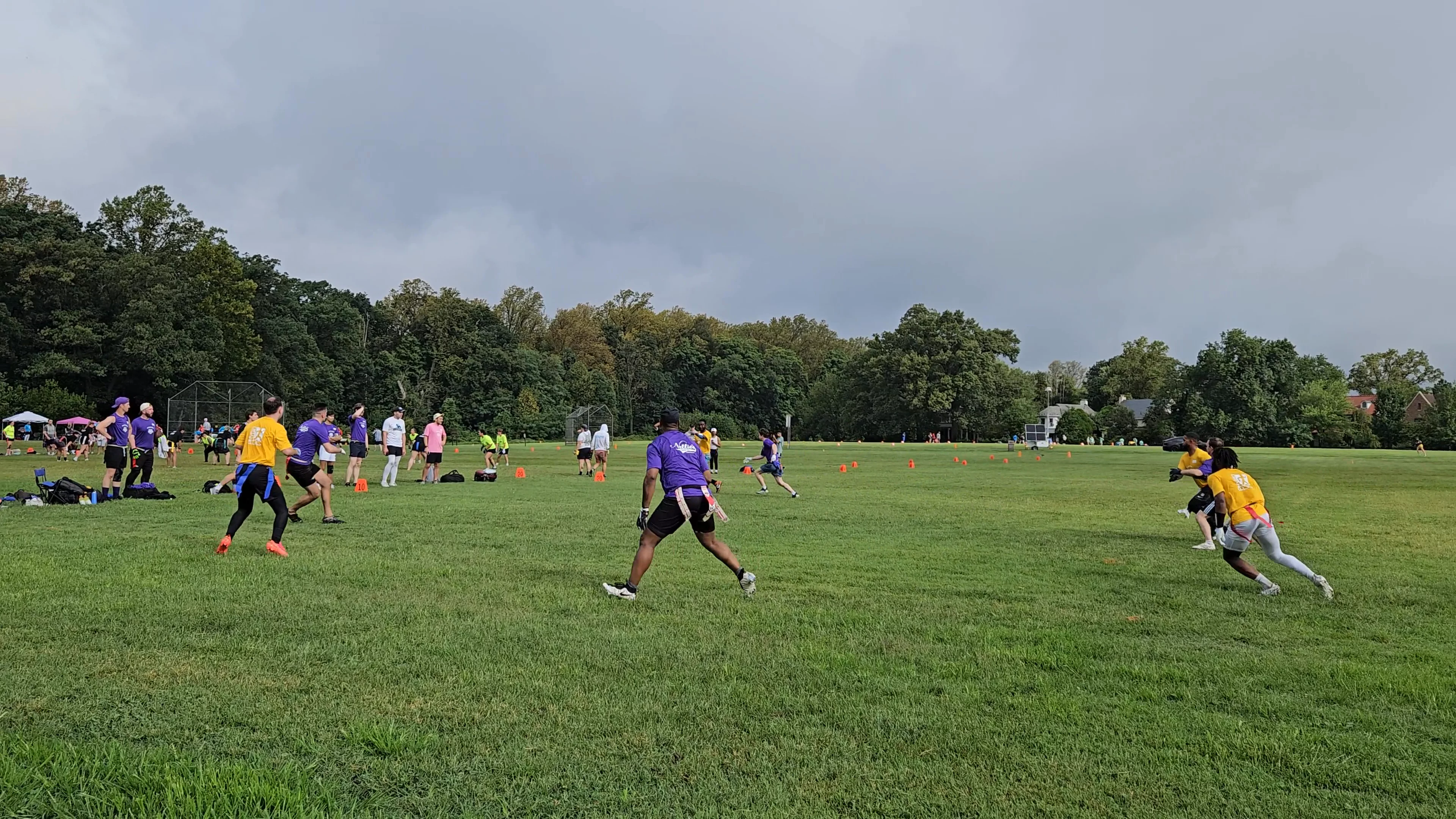 Golden Receivers Touchdown throw