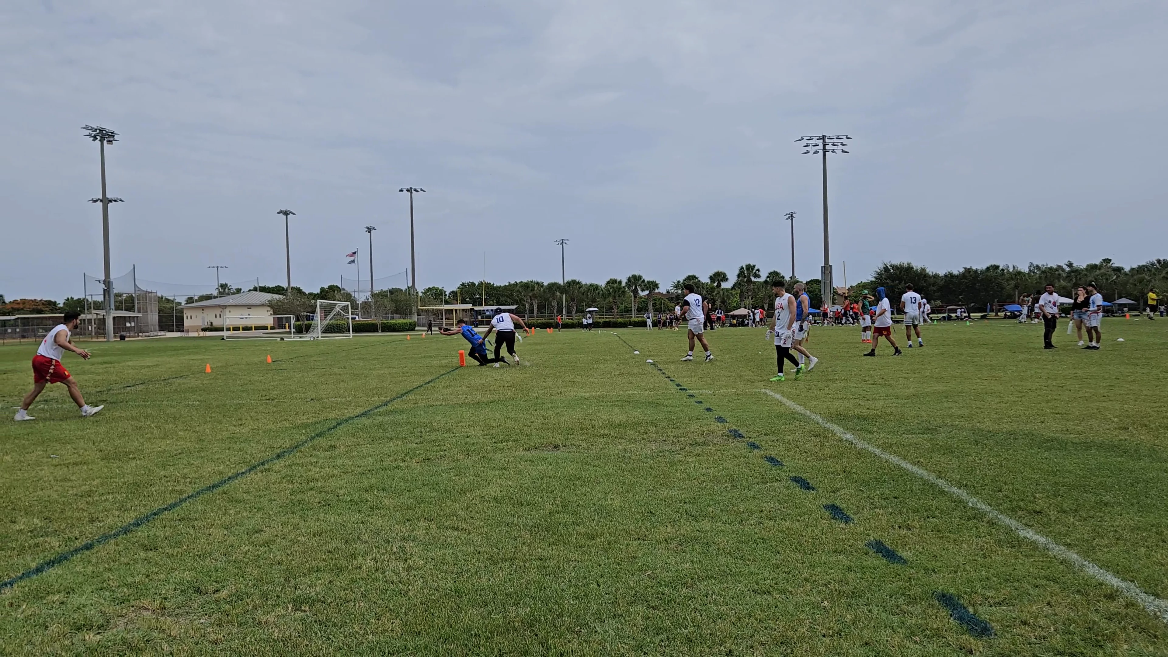 England Touchdown throw