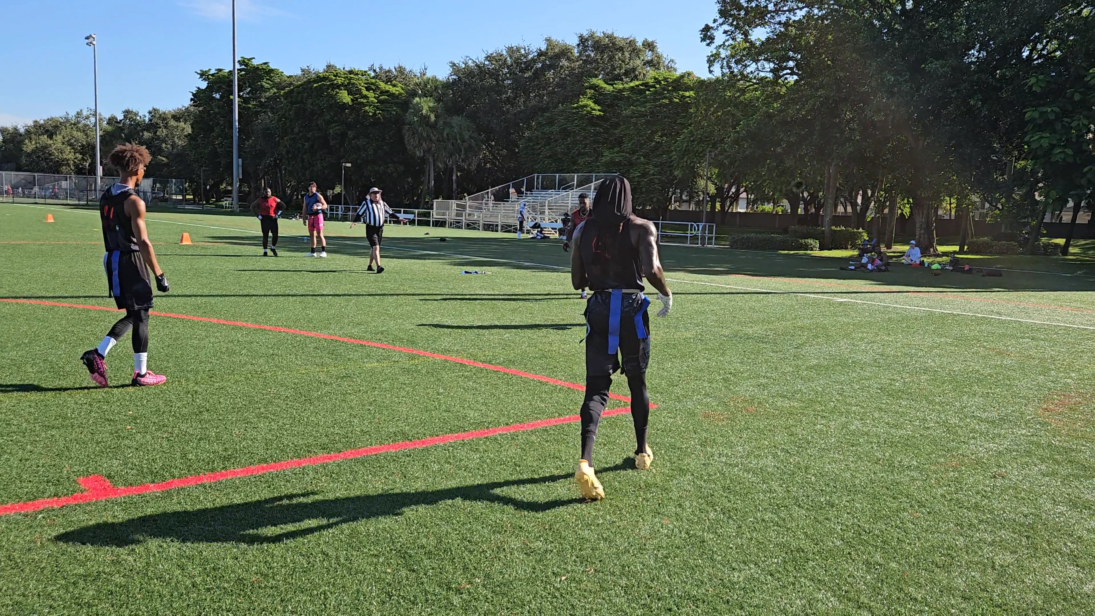 Providence Touchdown throw